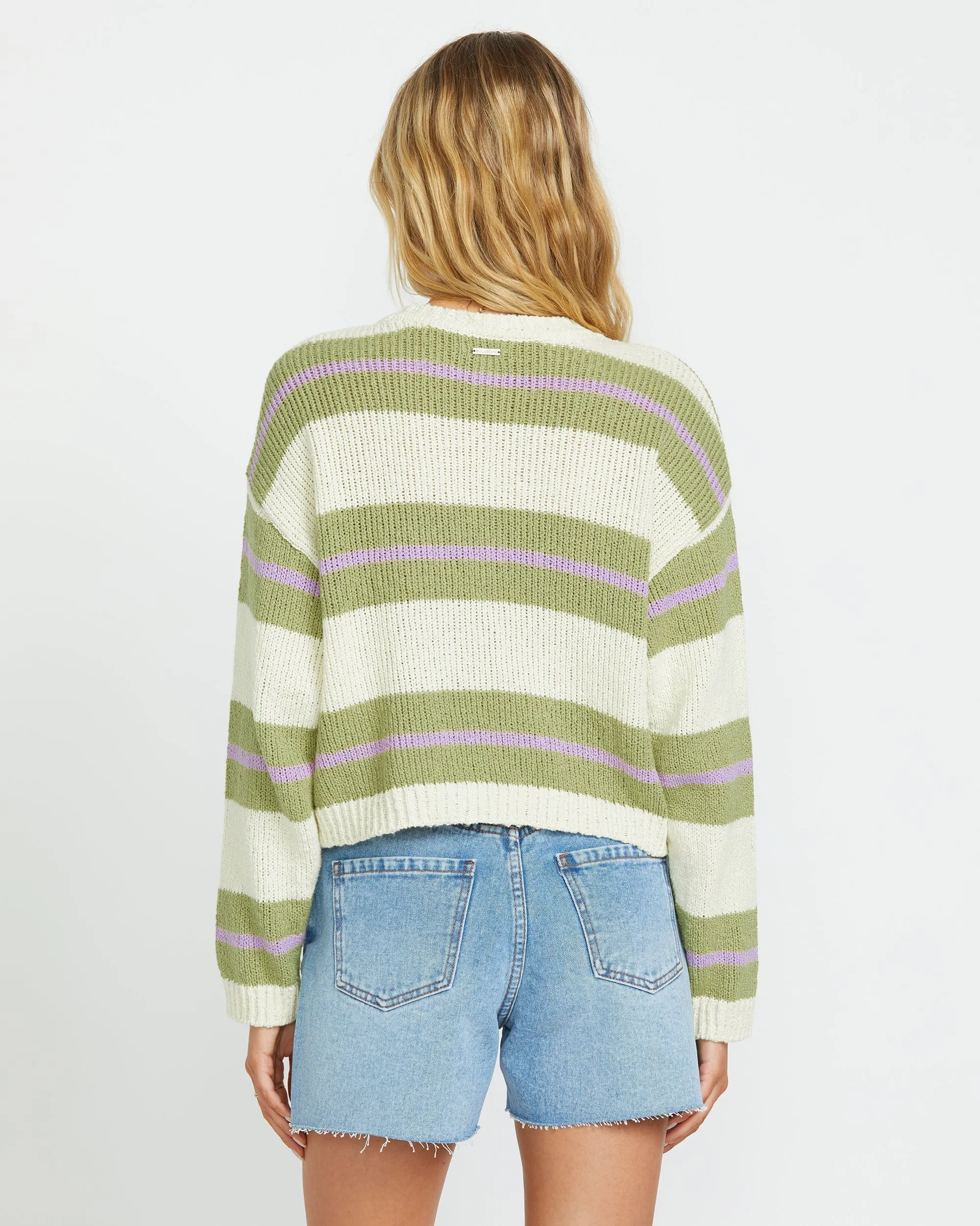 Make It Waves Sweater - Avocado sold by Billabong product image thumbnail 2