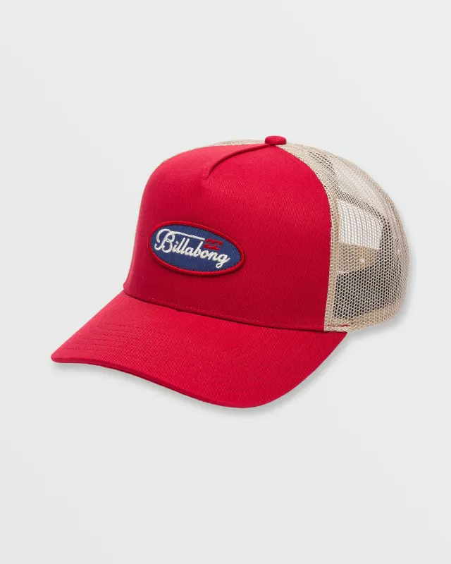 Bad Dog Trucker Hat - Burnt Red sold by Billabong