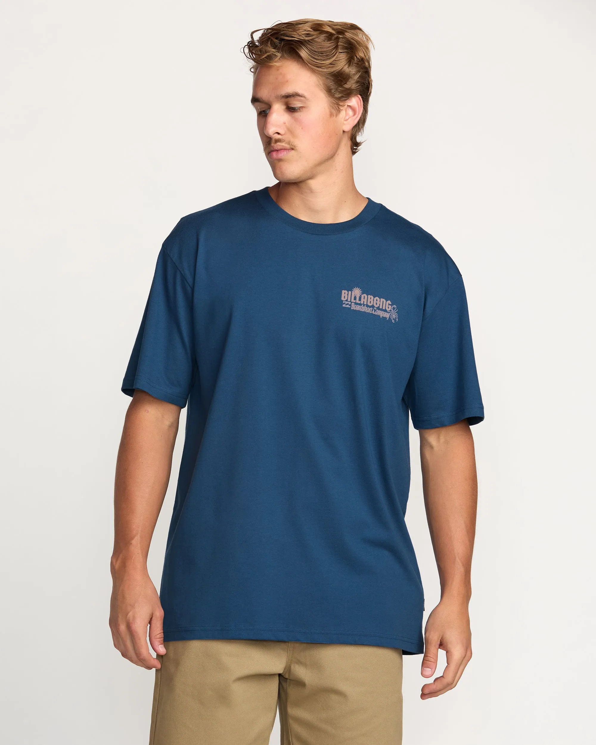 The Hunt Regular Tee - Deep Blue sold by Billabong