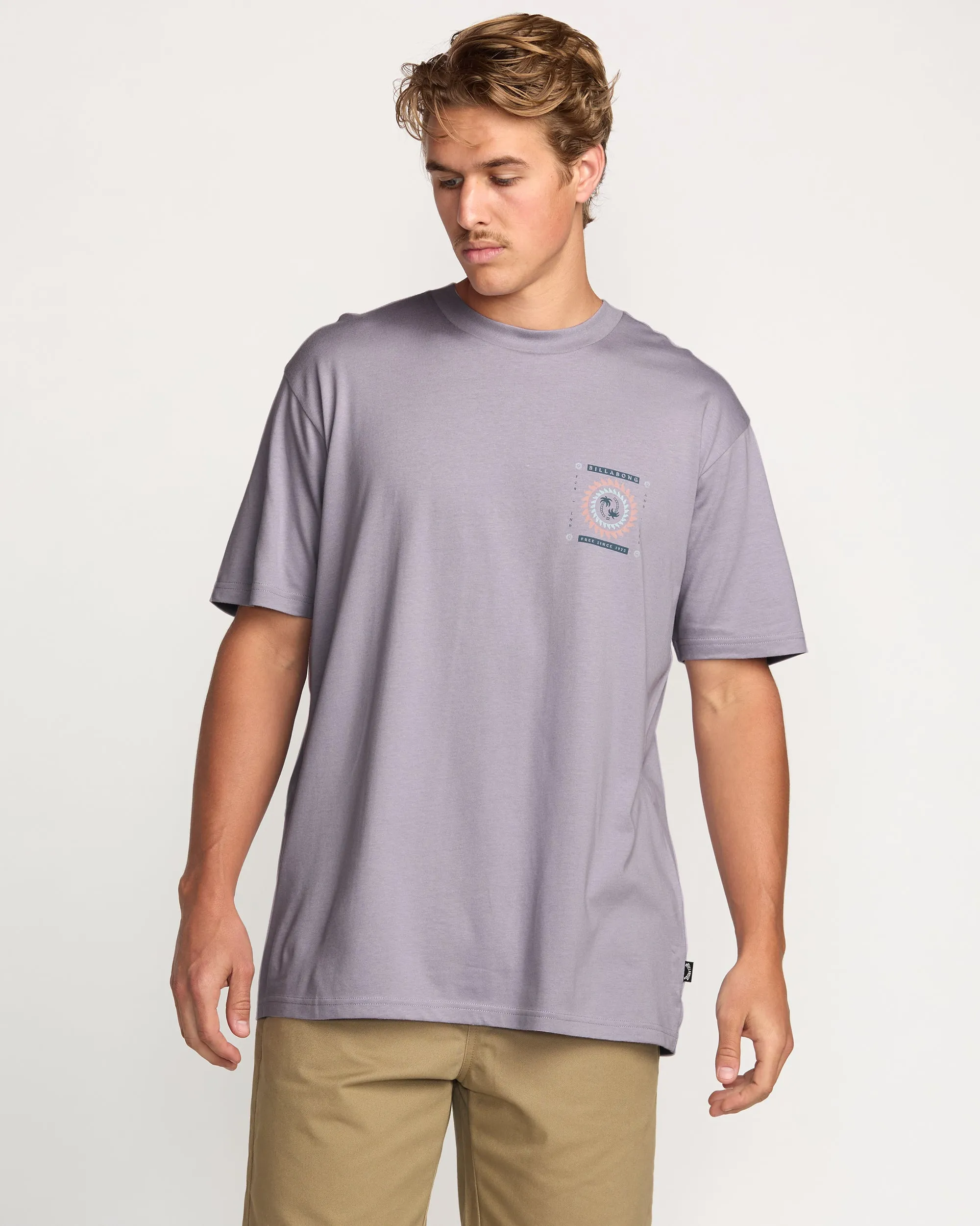 Spun Out Premium Tee - Light Purple sold by Billabong
