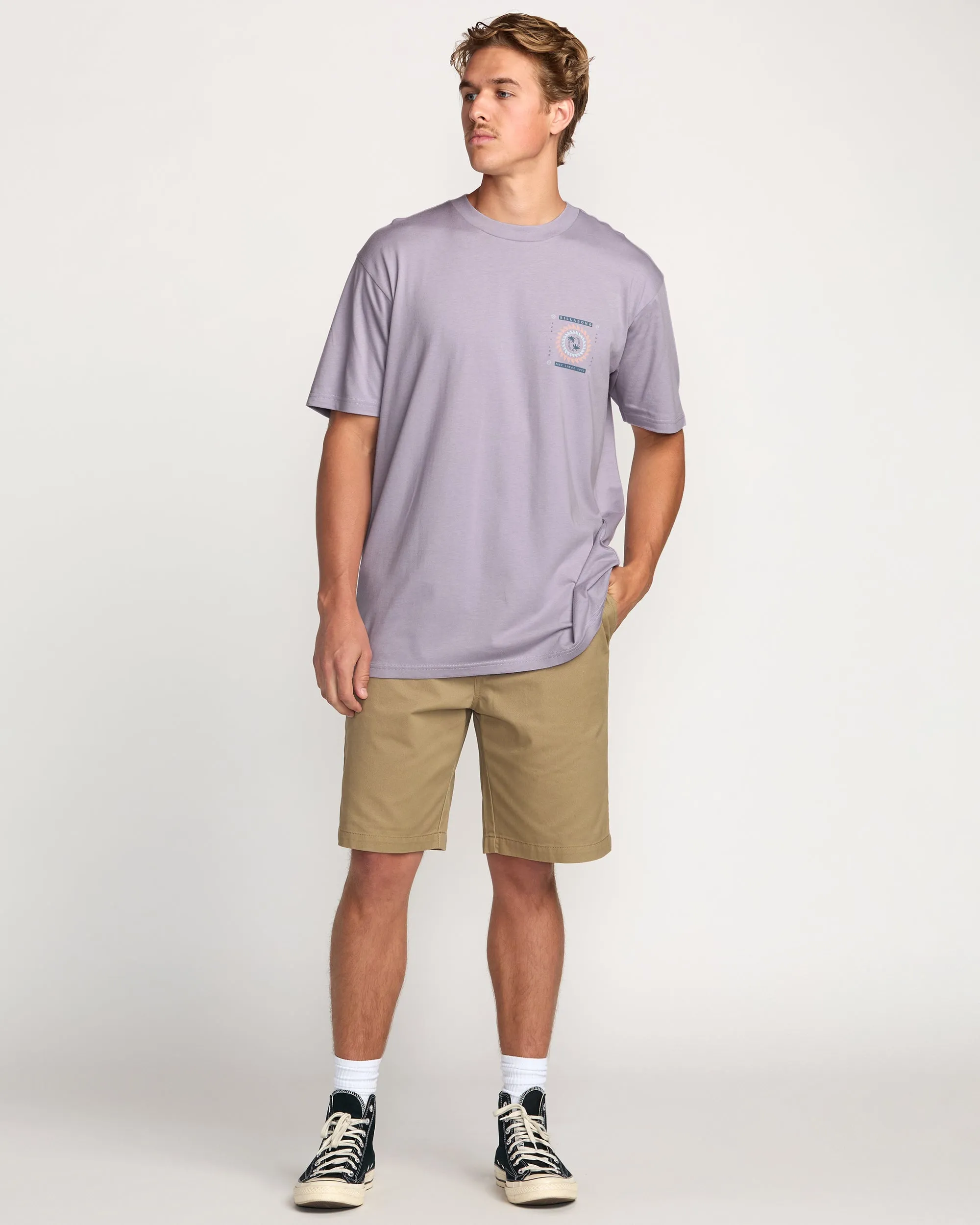 Spun Out Premium Tee - Light Purple sold by Billabong product image thumbnail 5