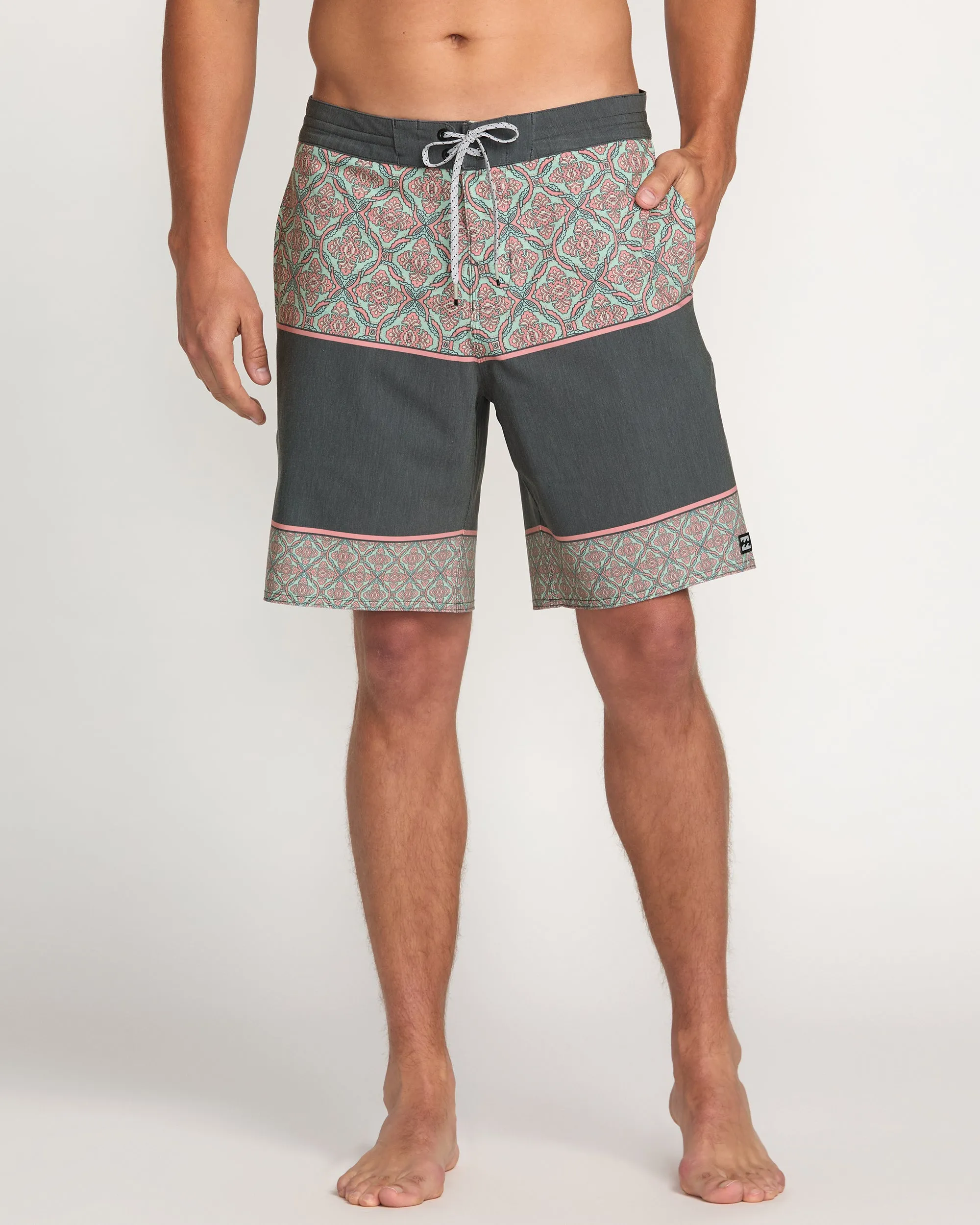 Lowers Lo Tide 19" Boardshorts - Mist Green sold by Billabong