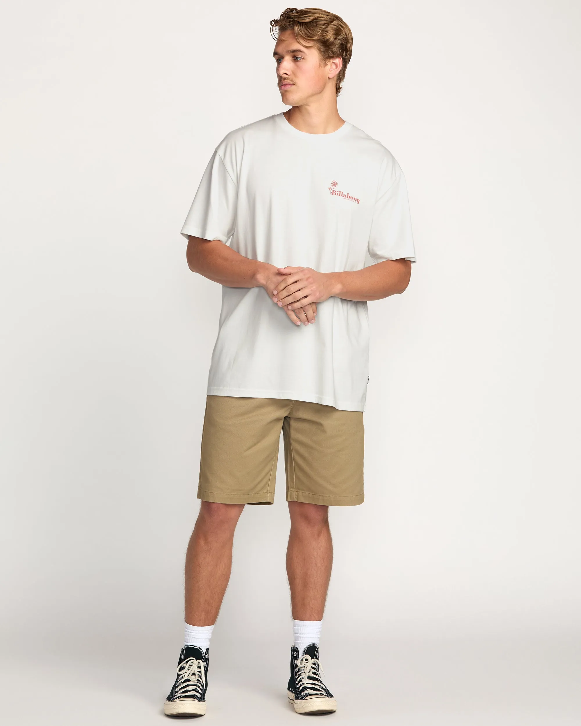 Checking In Regular Tee - Off White sold by Billabong product image thumbnail 5