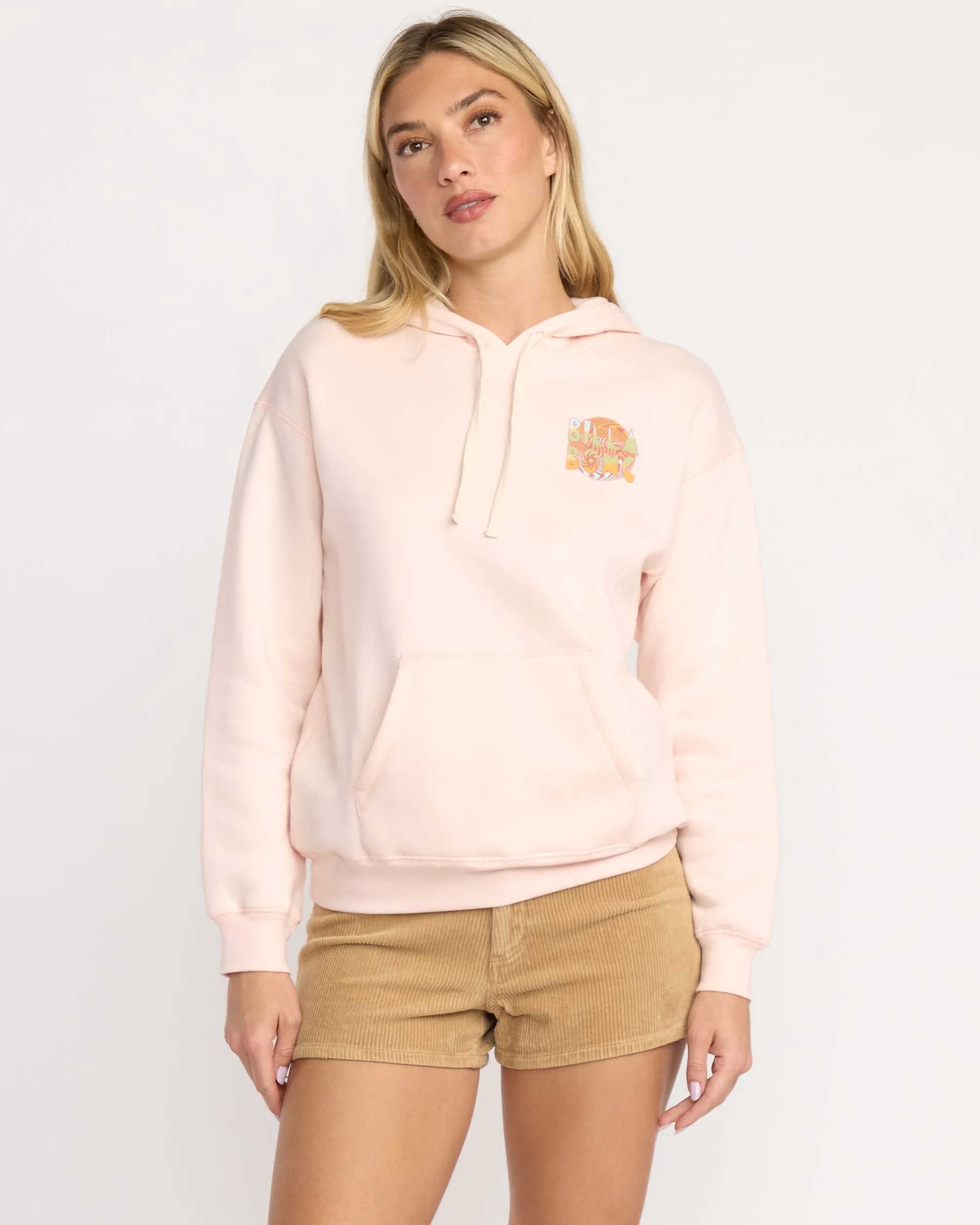 All Good In Summer Hoodie - Light Peach sold by Billabong
