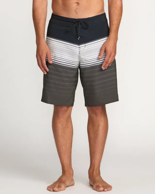 All Day Stripe Pro Performance 20" Boardshorts - Pewter sold by Billabong