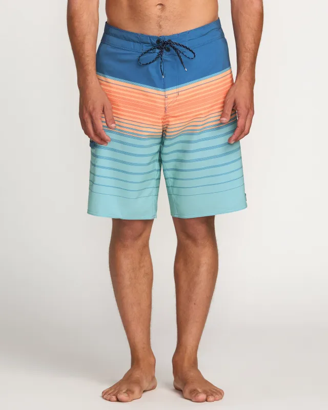 All Day Stripe Pro Performance 20" Boardshorts - Deep Blue sold by Billabong