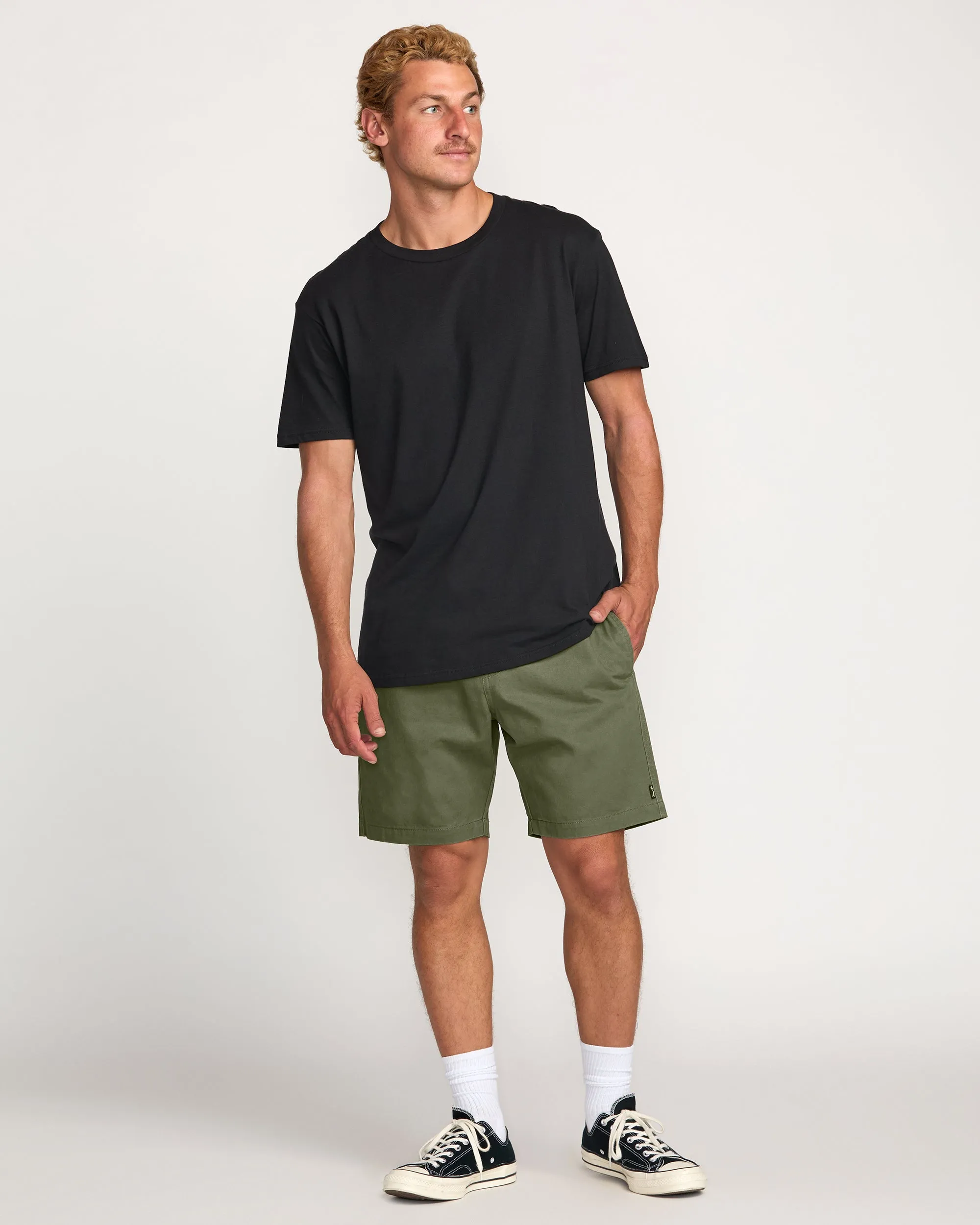 Larry Laybacks 19" Twill Shorts - Olive sold by Billabong product image thumbnail 5