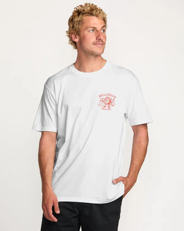 Time Premium Tee - White sold by Billabong
