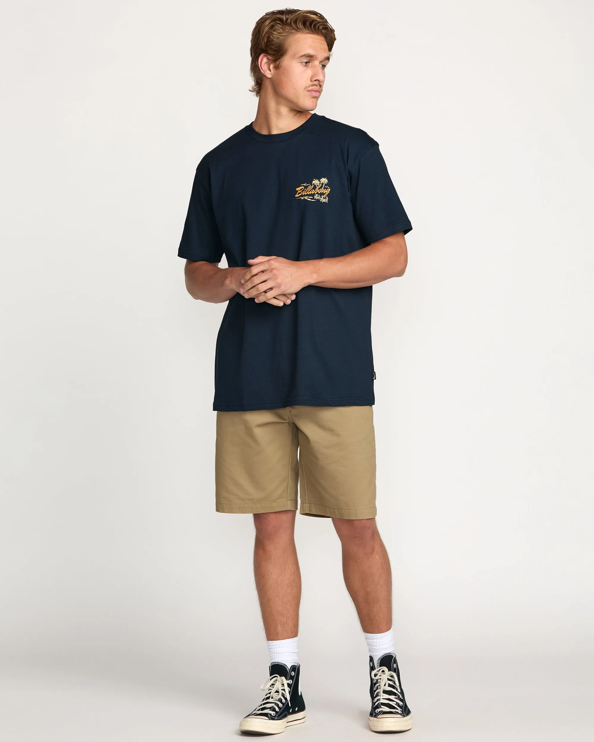 Skull Island Premium Tee - Navy sold by Billabong product image thumbnail 5