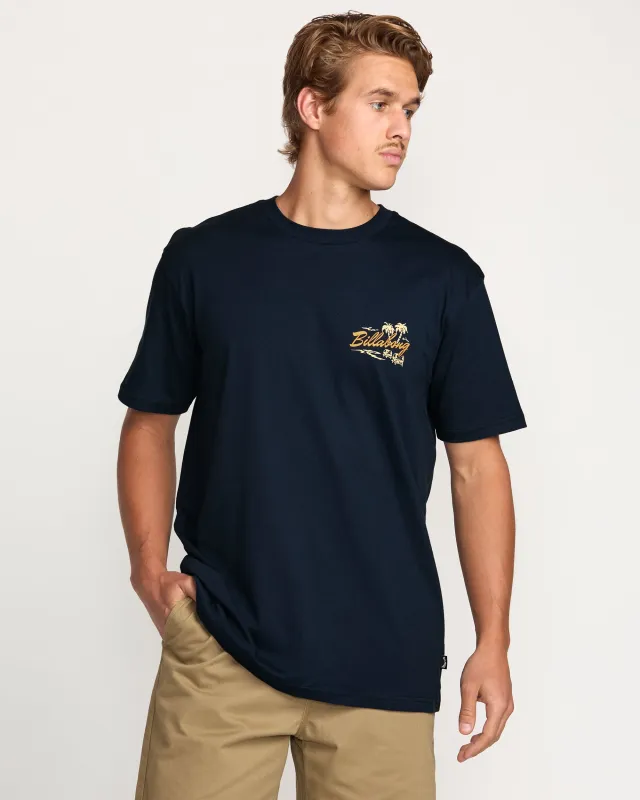 Skull Island Premium Tee - Navy sold by Billabong