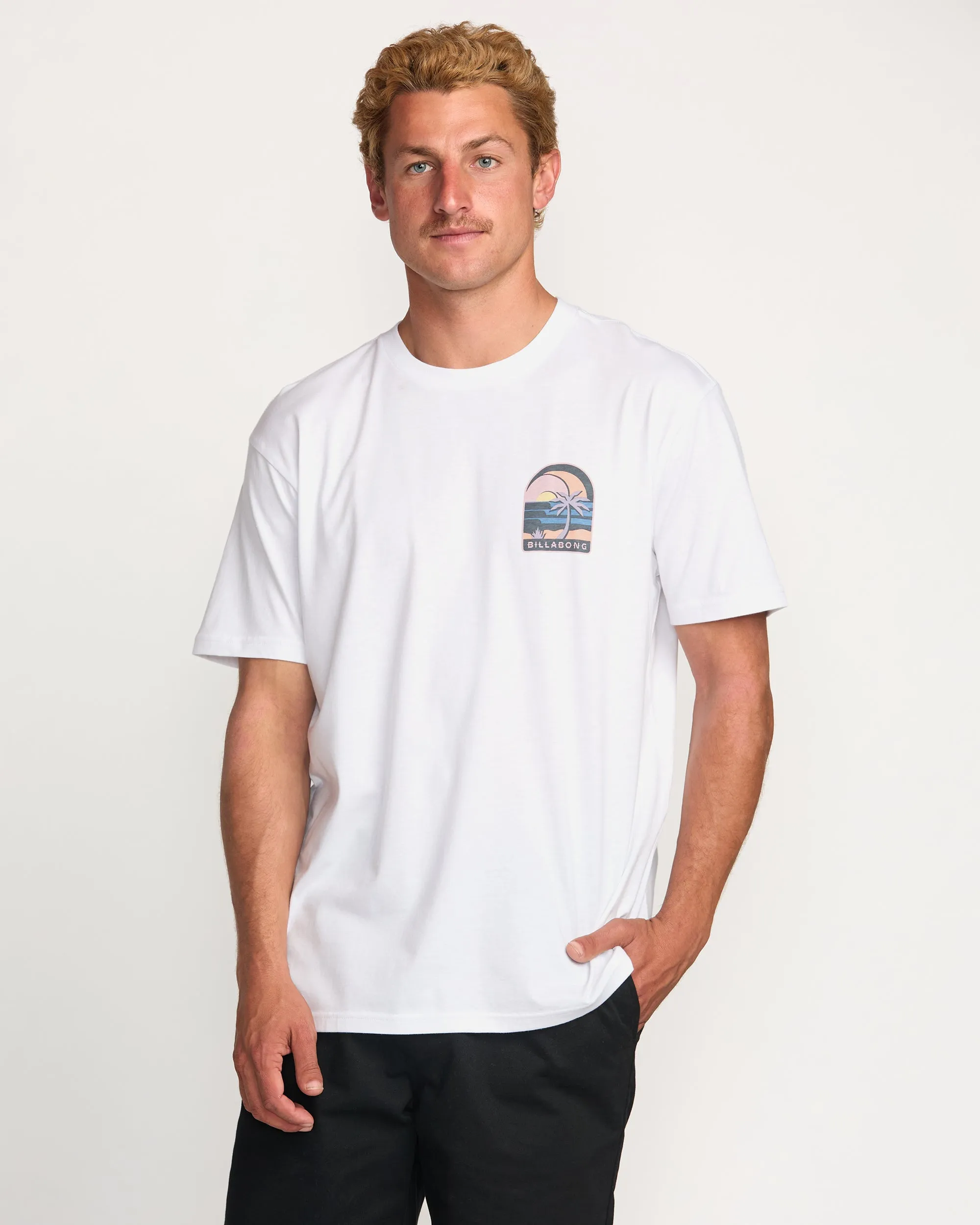 Portal Premium Tee - White sold by Billabong