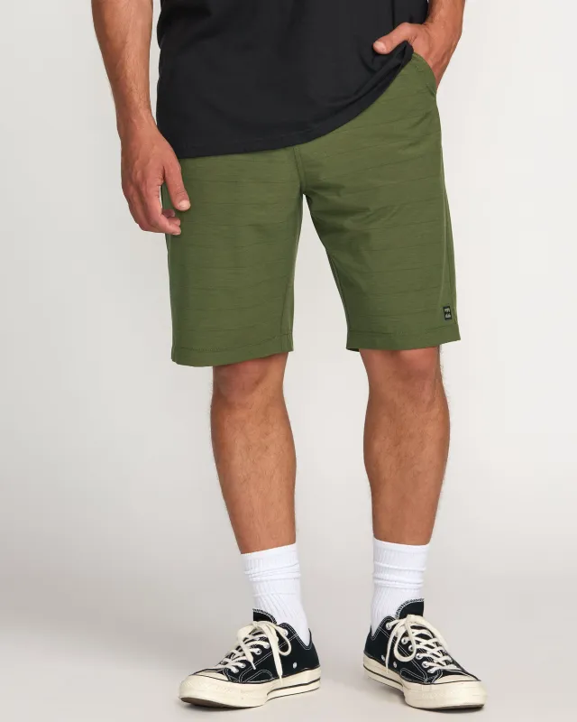 Crossfire Submersible 21" Hybrid Shorts - Olive sold by Billabong
