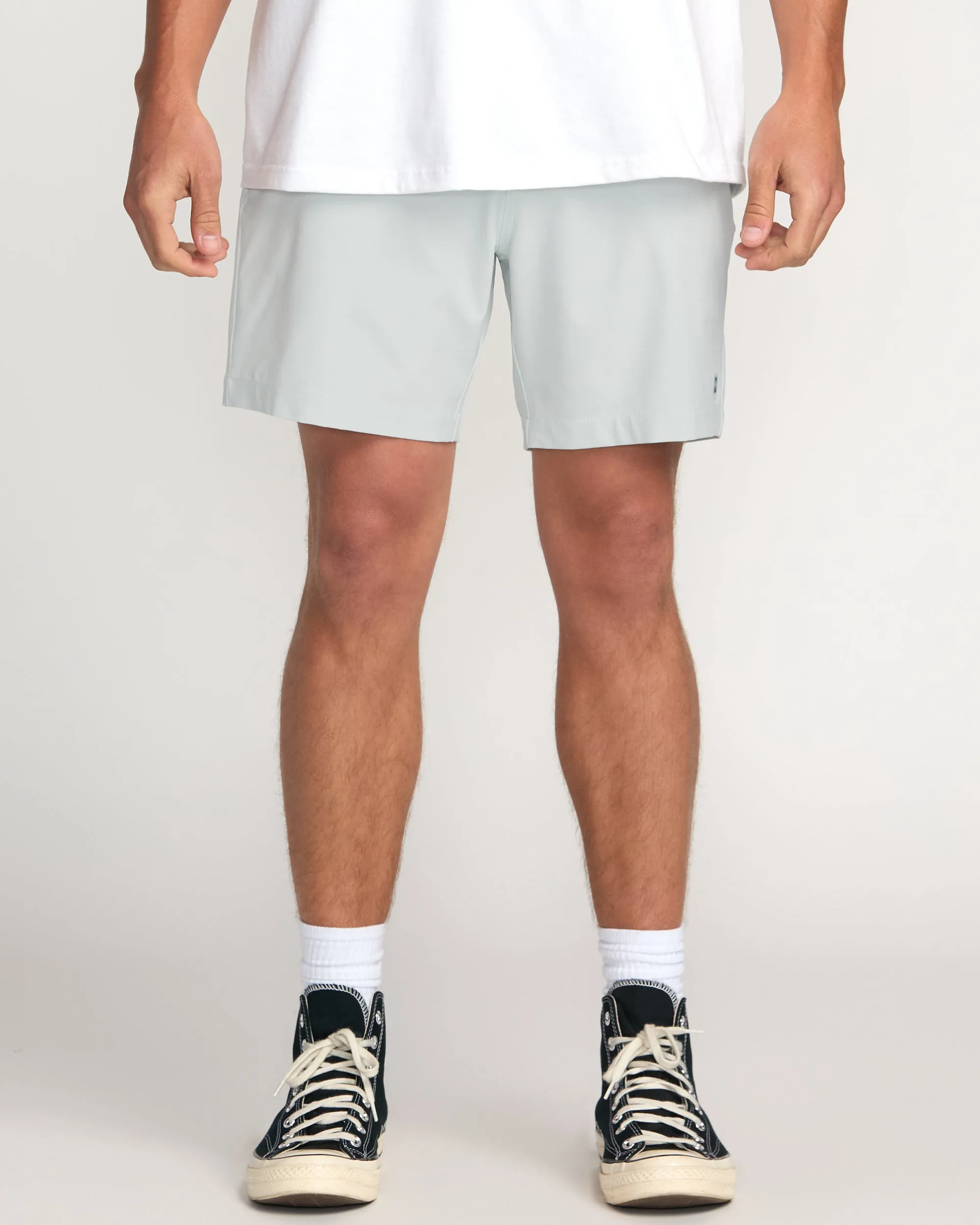 Crossfire Submersible 17" Hybrid Shorts - Ash Blue sold by Billabong