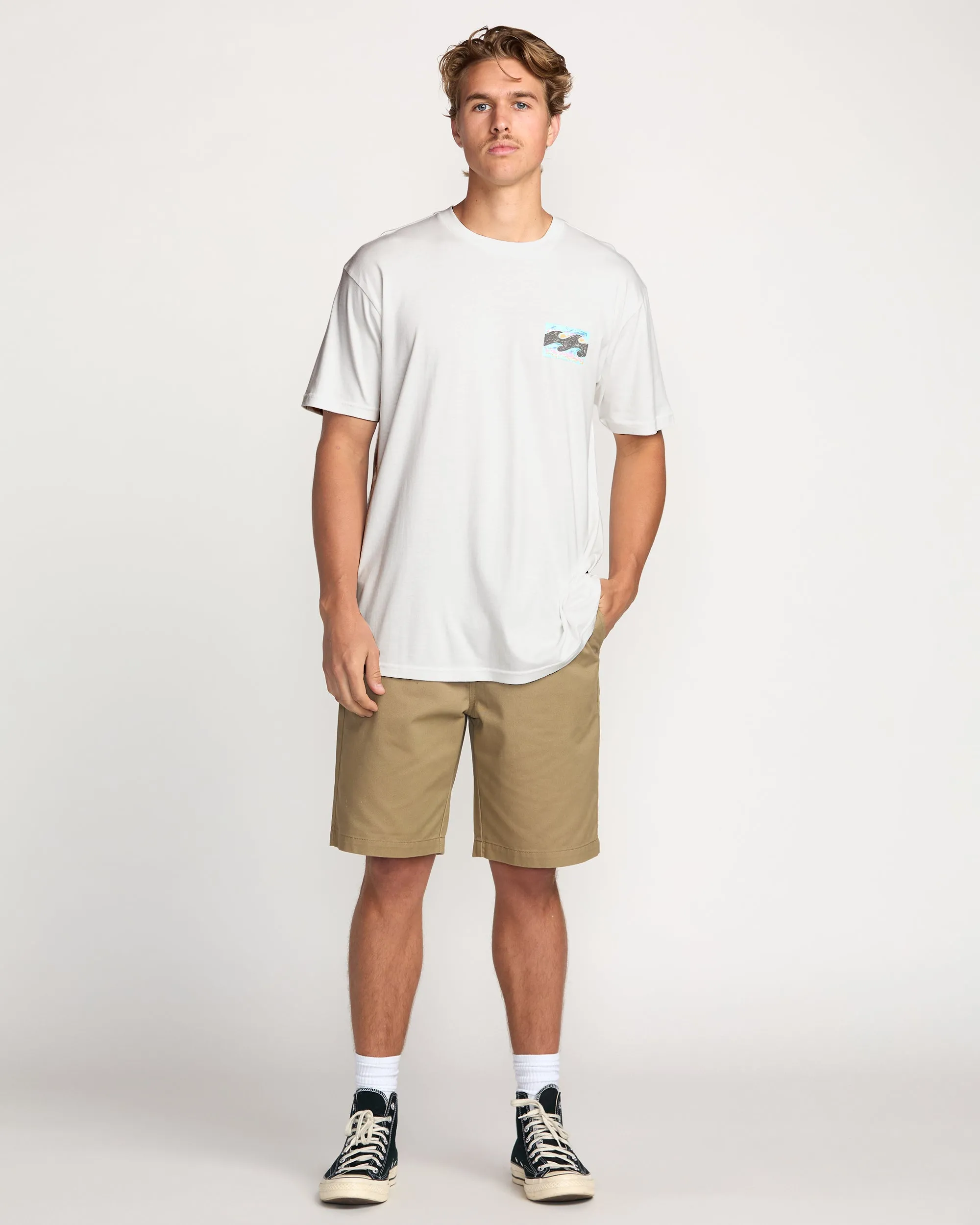 Crayon Wave Premium Tee - Off White sold by Billabong product image thumbnail 5