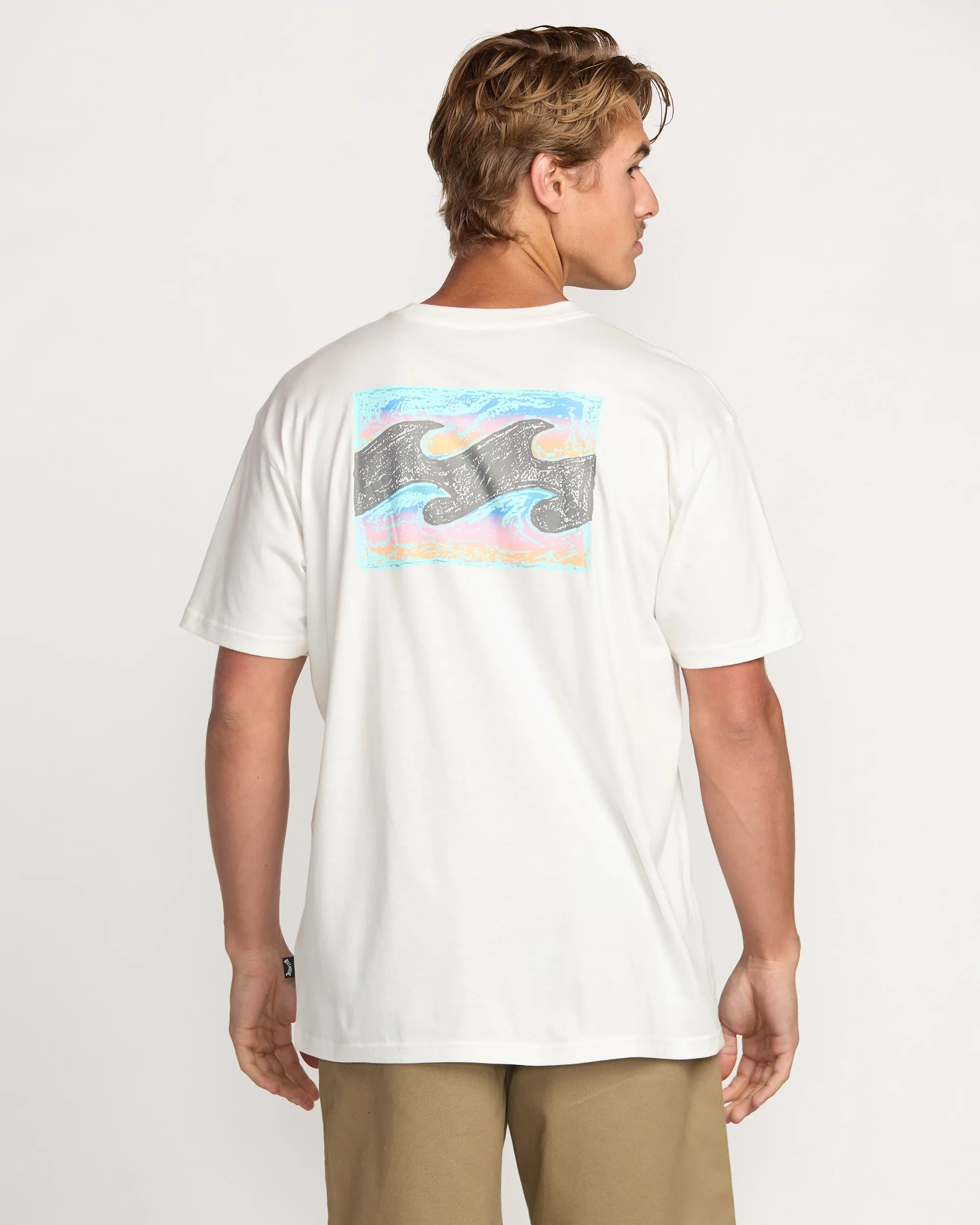 Crayon Wave Premium Tee - Off White sold by Billabong product image thumbnail 2