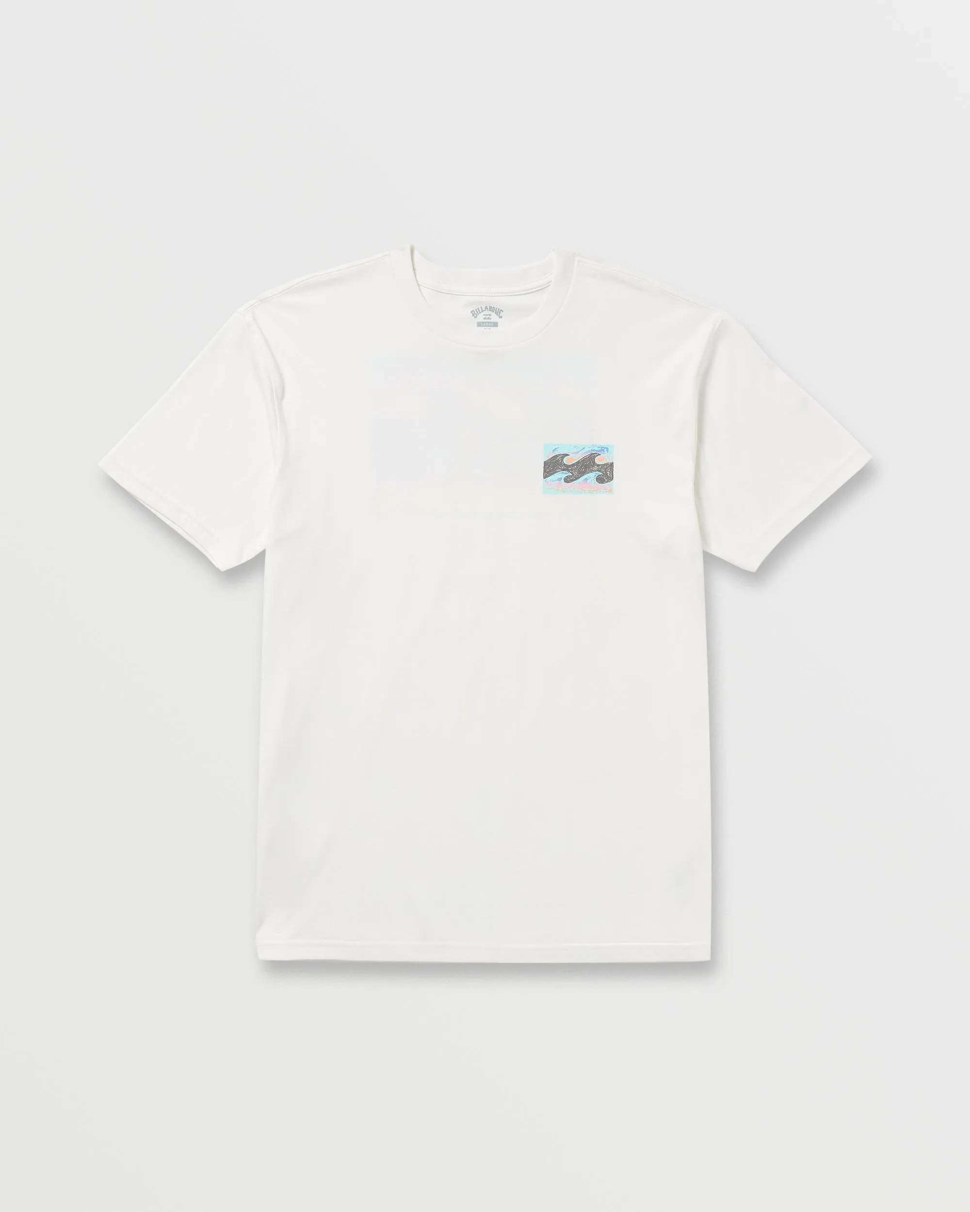 Crayon Wave Premium Tee - Off White sold by Billabong product image thumbnail 3