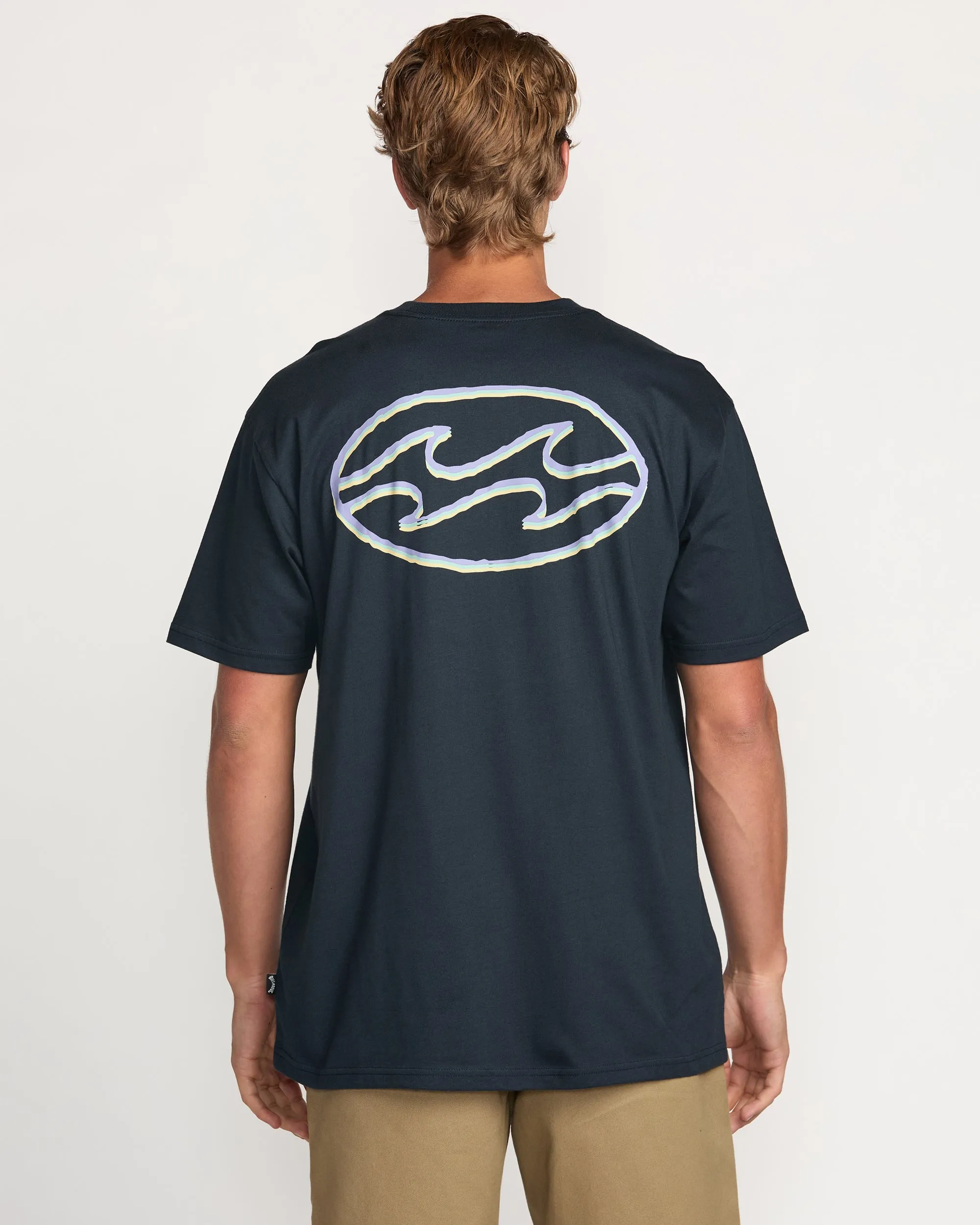 Crayon Wave Premium Tee - Navy sold by Billabong product image thumbnail 2