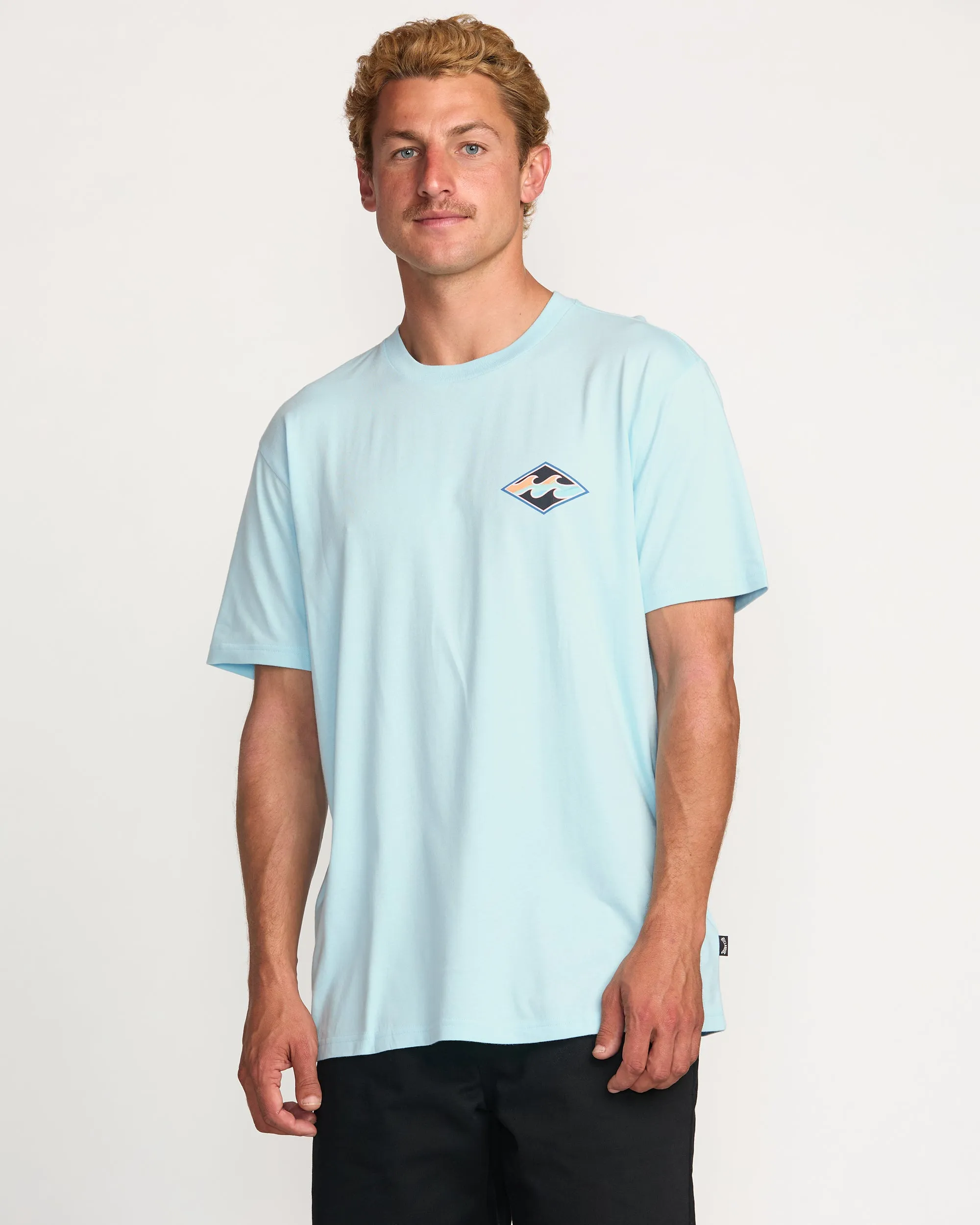 Crayon Wave Premium Tee - Coastal Blue sold by Billabong