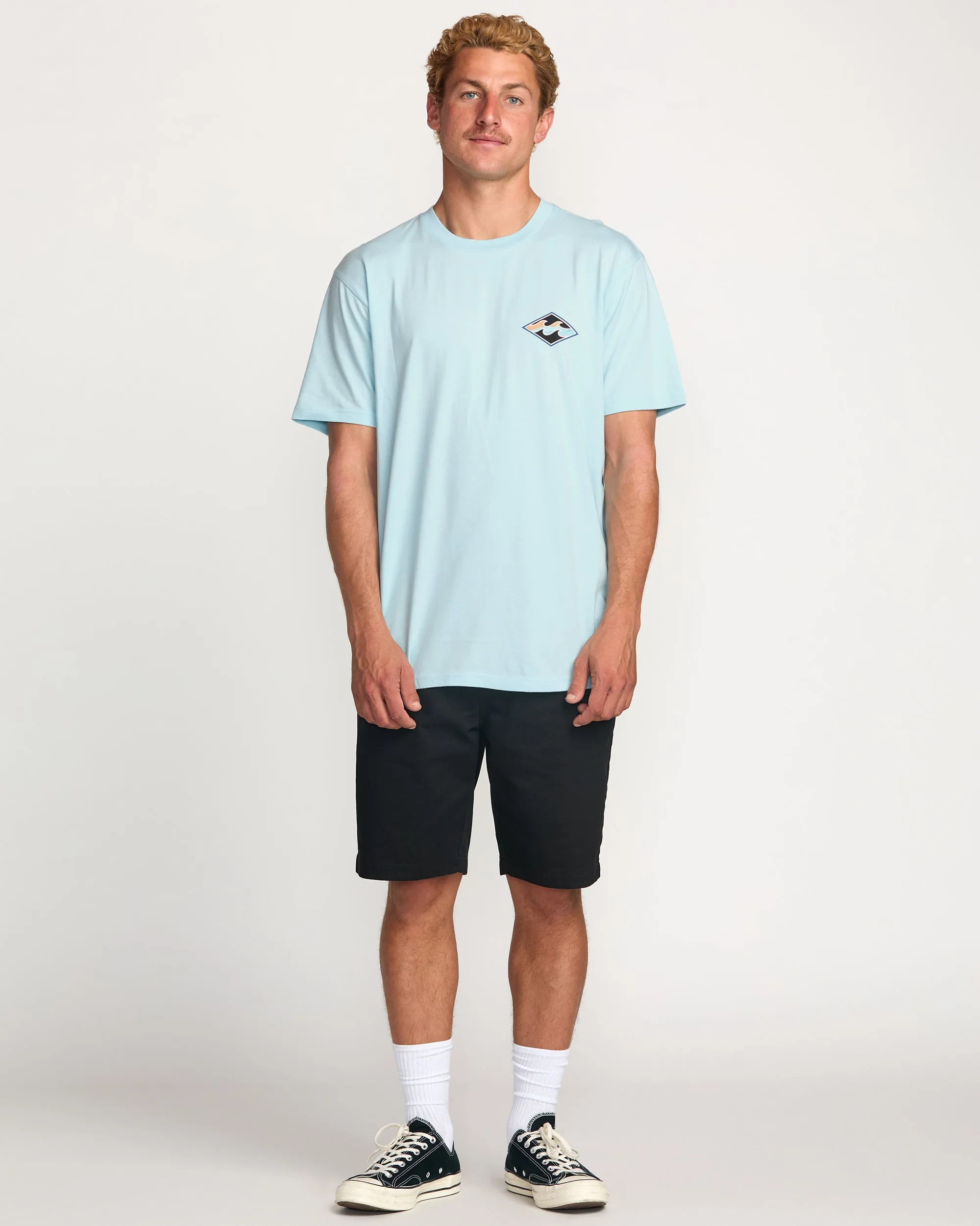 Crayon Wave Premium Tee - Coastal Blue sold by Billabong product image thumbnail 5