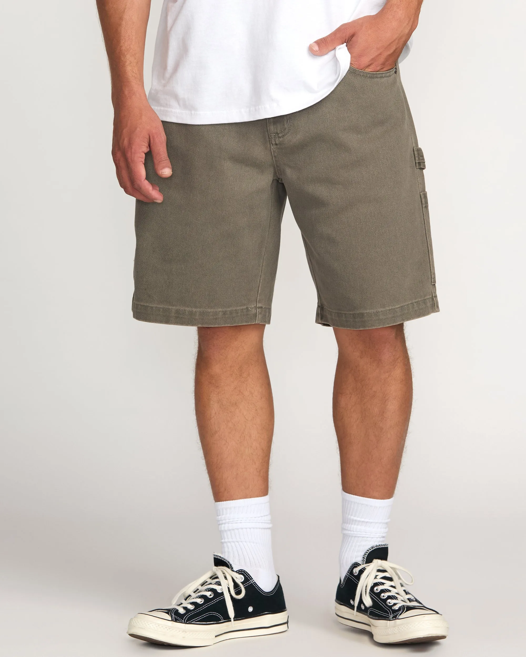 Bad Dog 21" Workwear Shorts - Brown sold by Billabong
