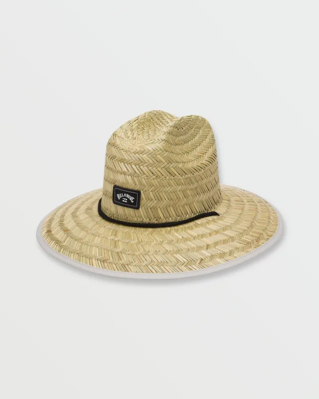 Tides Print Straw Hat - Deep Blue sold by Billabong