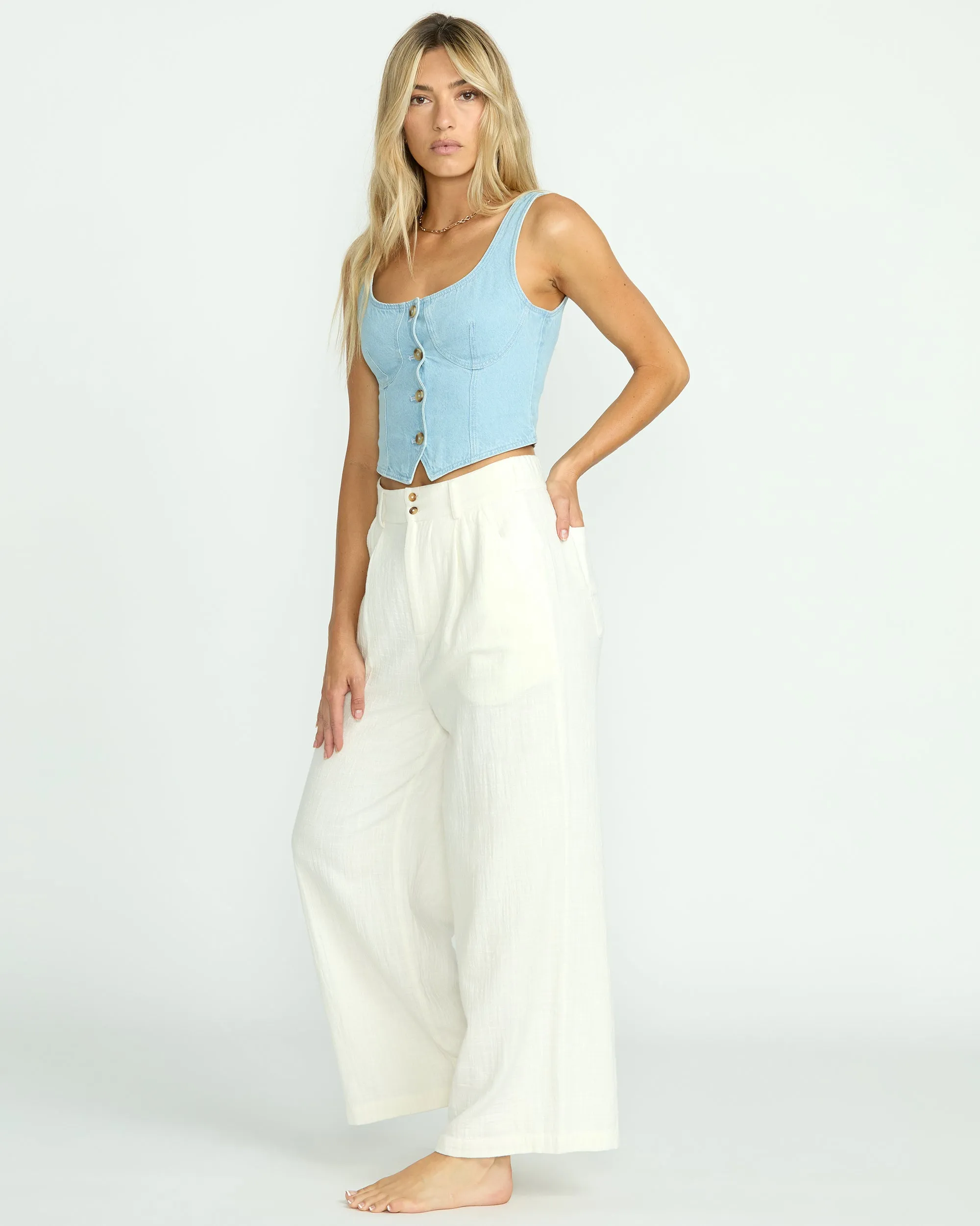 Tailor Made Pants - Salt Crystal sold by Billabong product image thumbnail 3