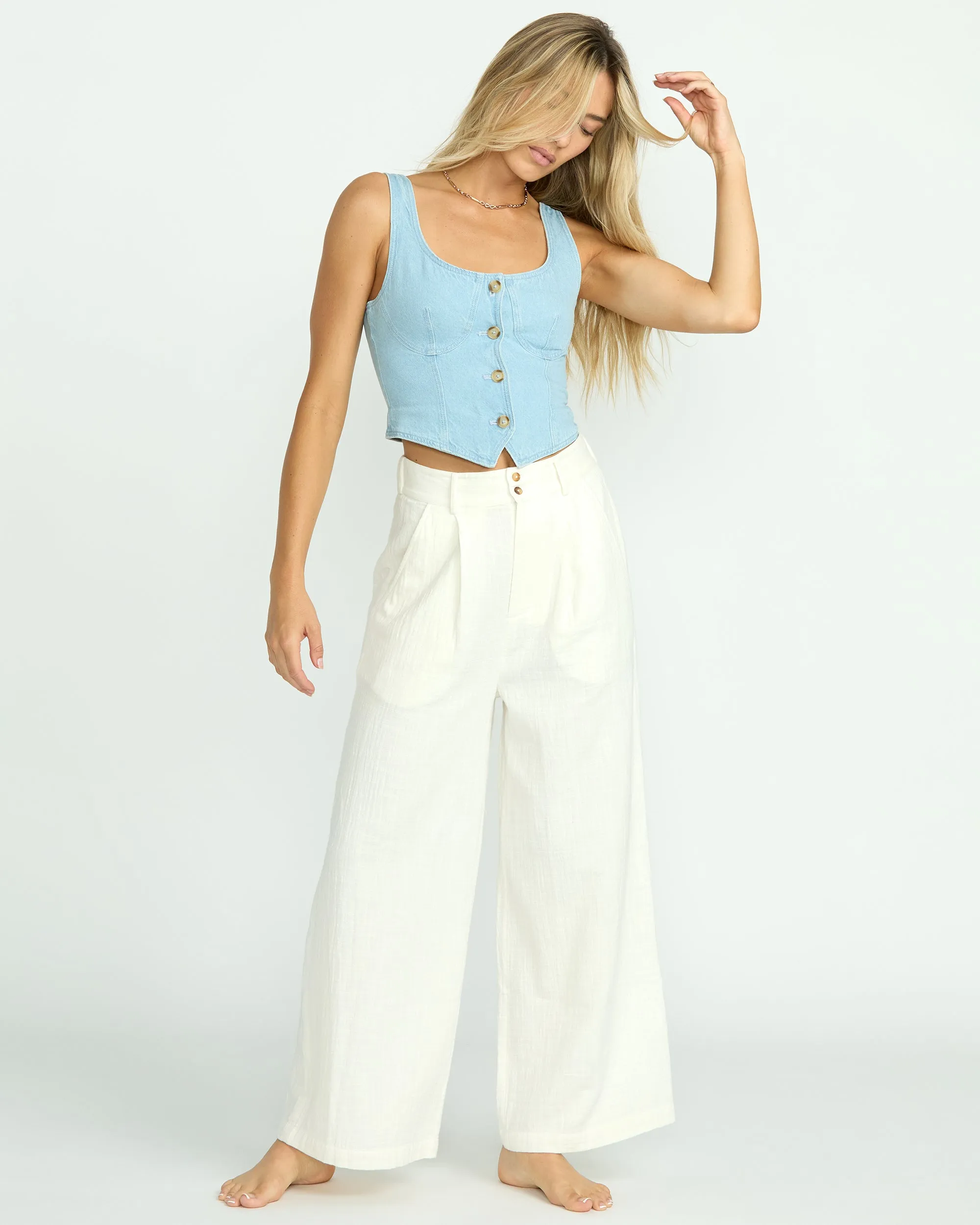 Tailor Made Pants - Salt Crystal sold by Billabong