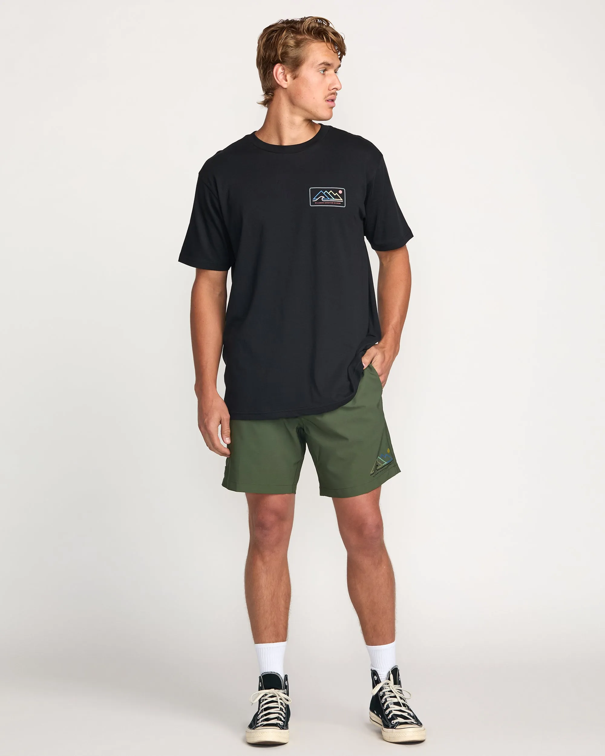 Surftrek Elastic Submersible 17" Hybrid Shorts - Dark Military sold by Billabong product image thumbnail 5