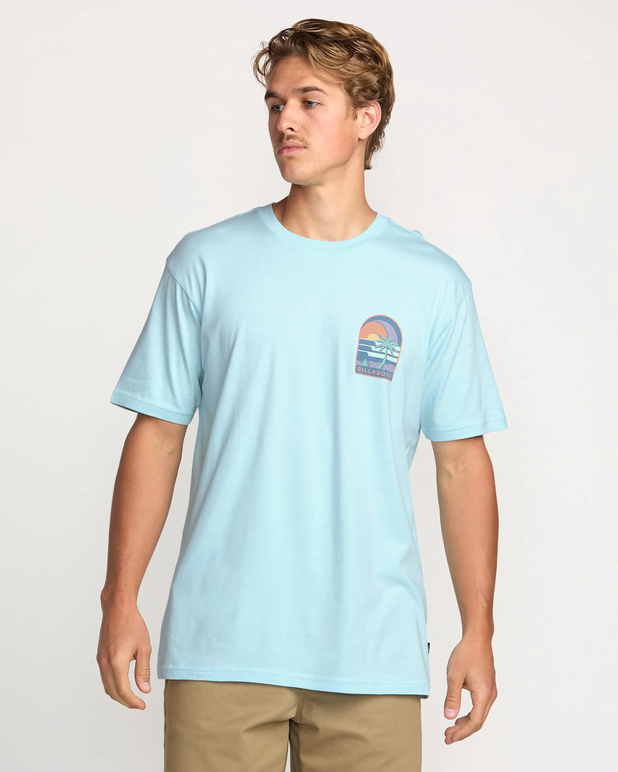 Portal Premium Tee - Coastal Blue sold by Billabong