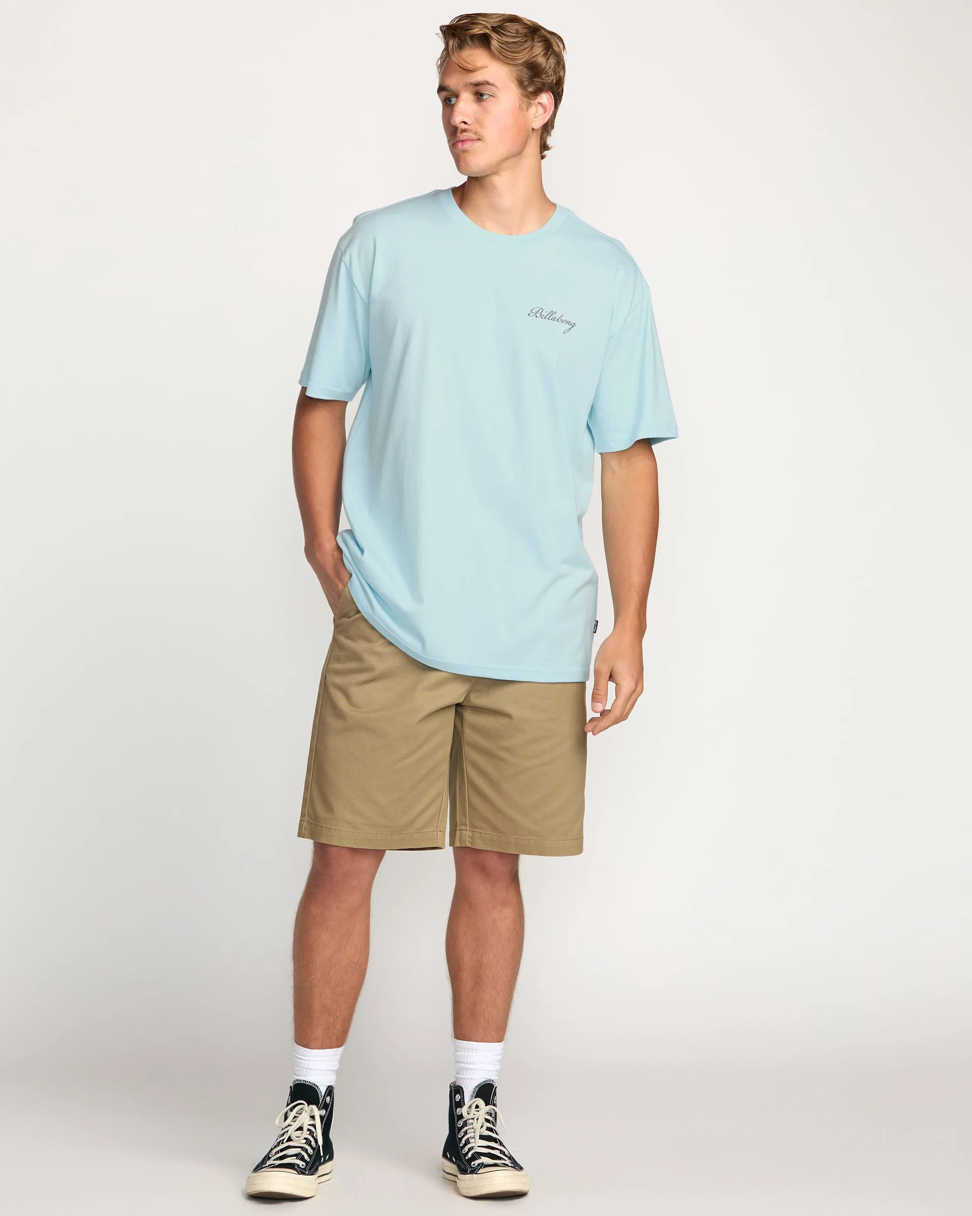 Osmosis Regular Tee - Coastal Blue sold by Billabong product image thumbnail 5