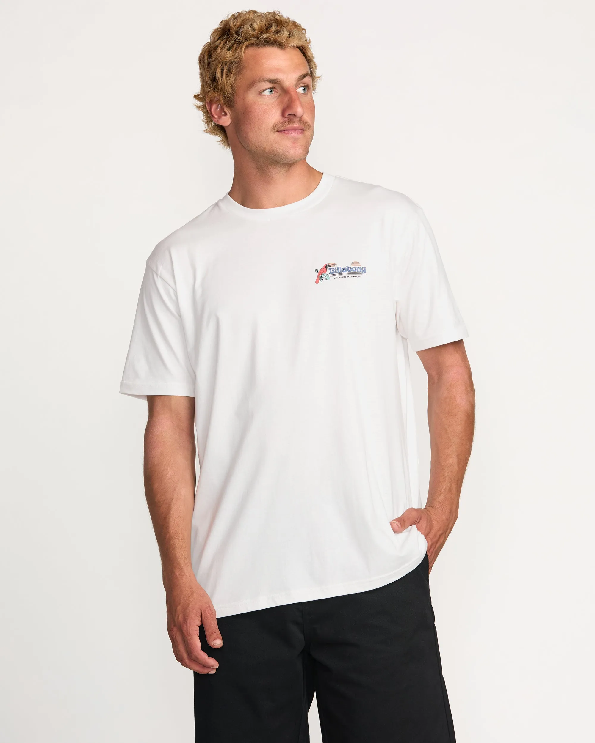 Lounge Premium Tee - Off White sold by Billabong