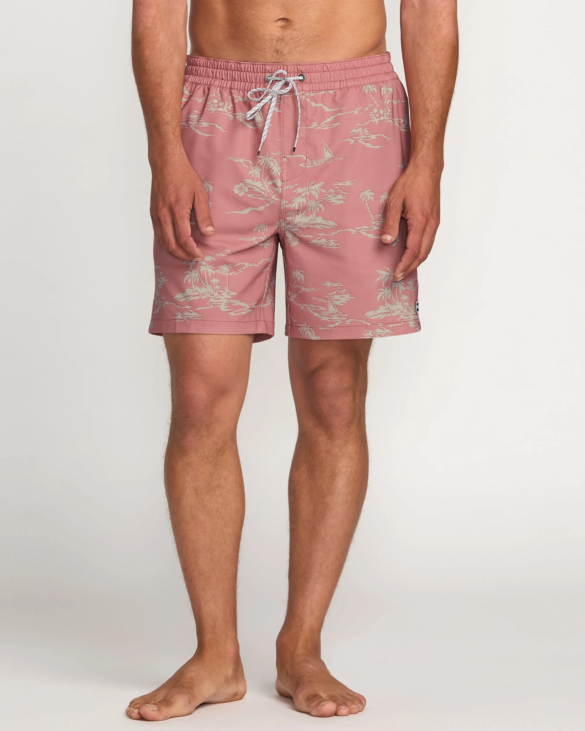 Lineup Laybacks 16" Trunks - Dusty Rose sold by Billabong