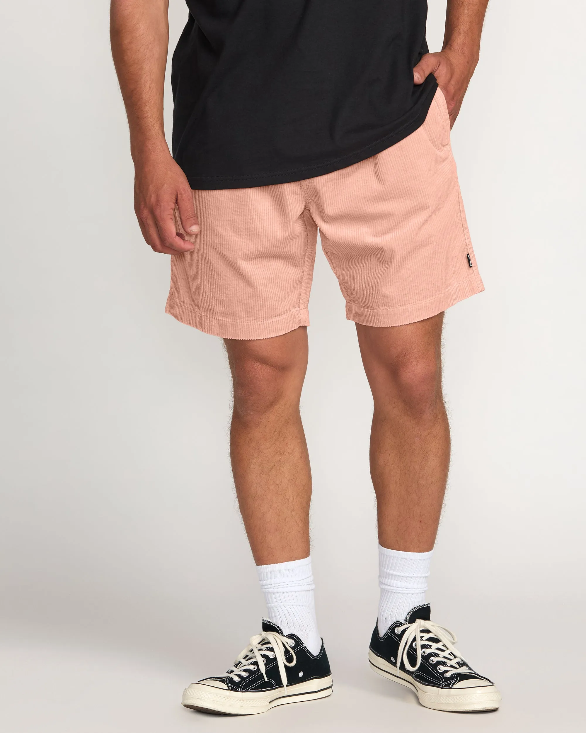 Larry Laybacks 19" Cord Shorts - Dusty Pink sold by Billabong