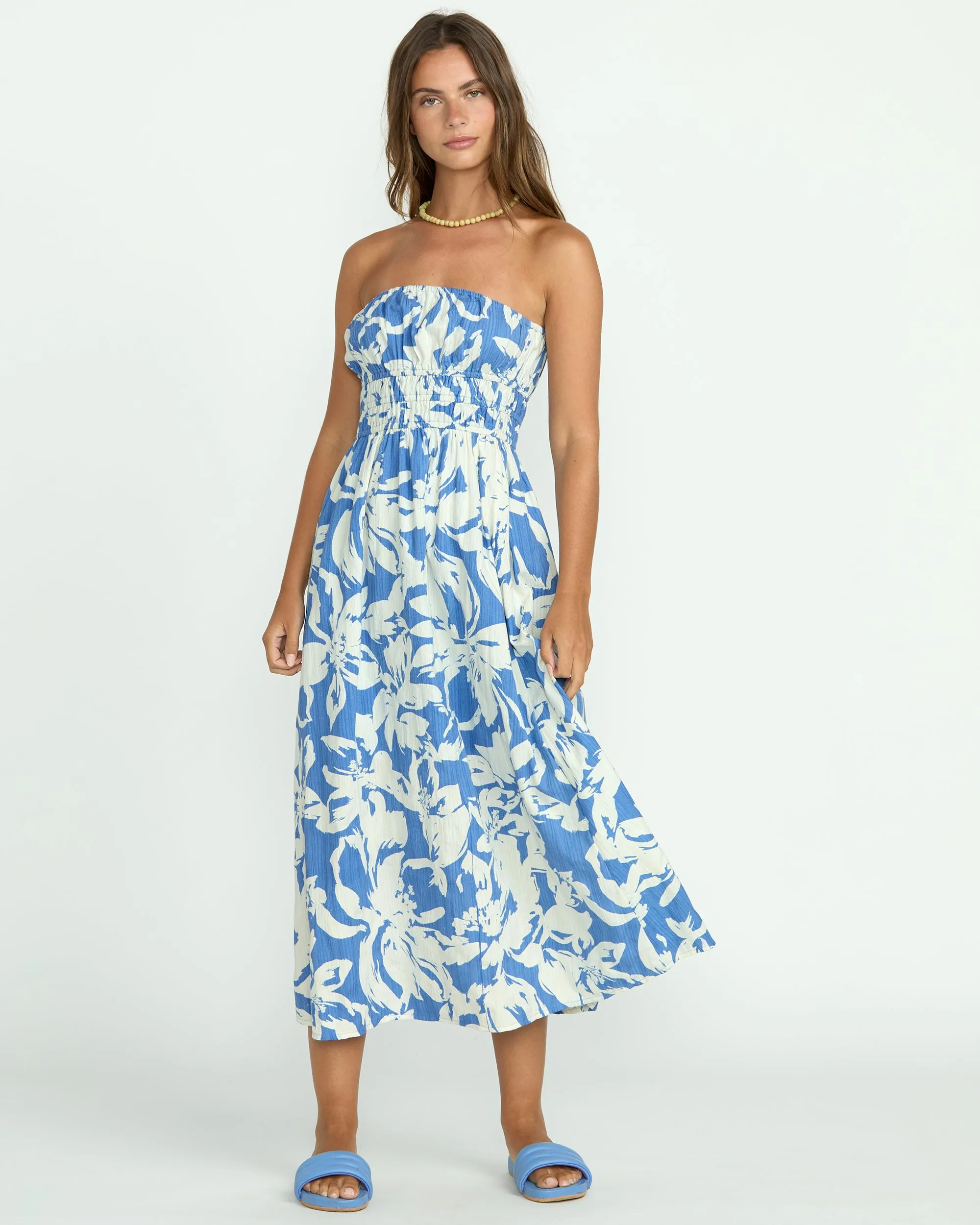 In The Sky Midi Dress - True Blue sold by Billabong product image thumbnail 4