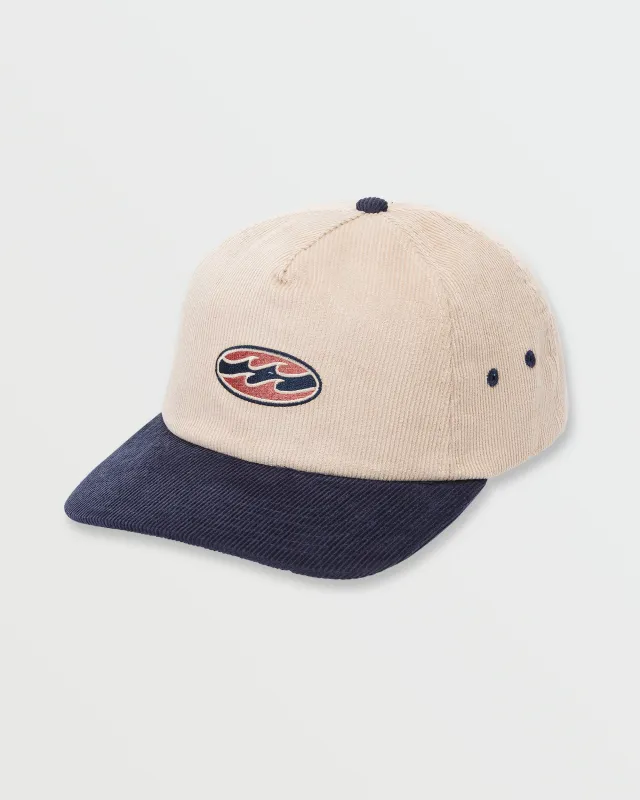 Heritage Strapback Hat - Navy/Khaki sold by Billabong