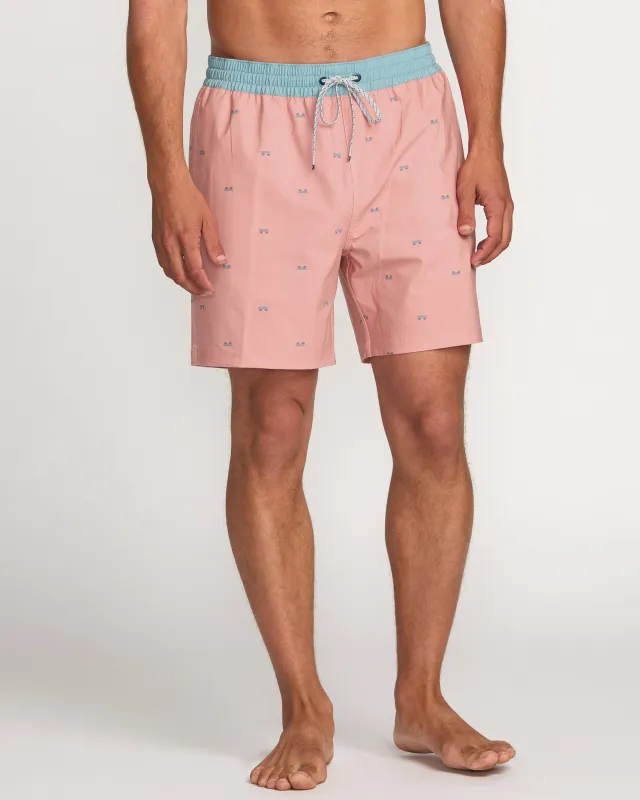 Good Times Laybacks 16" Trunks - Pink Haze sold by Billabong