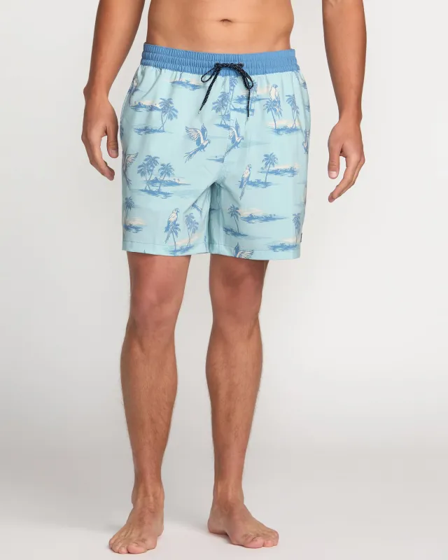 Good Times Laybacks 16" Trunks - Dusty Blue sold by Billabong