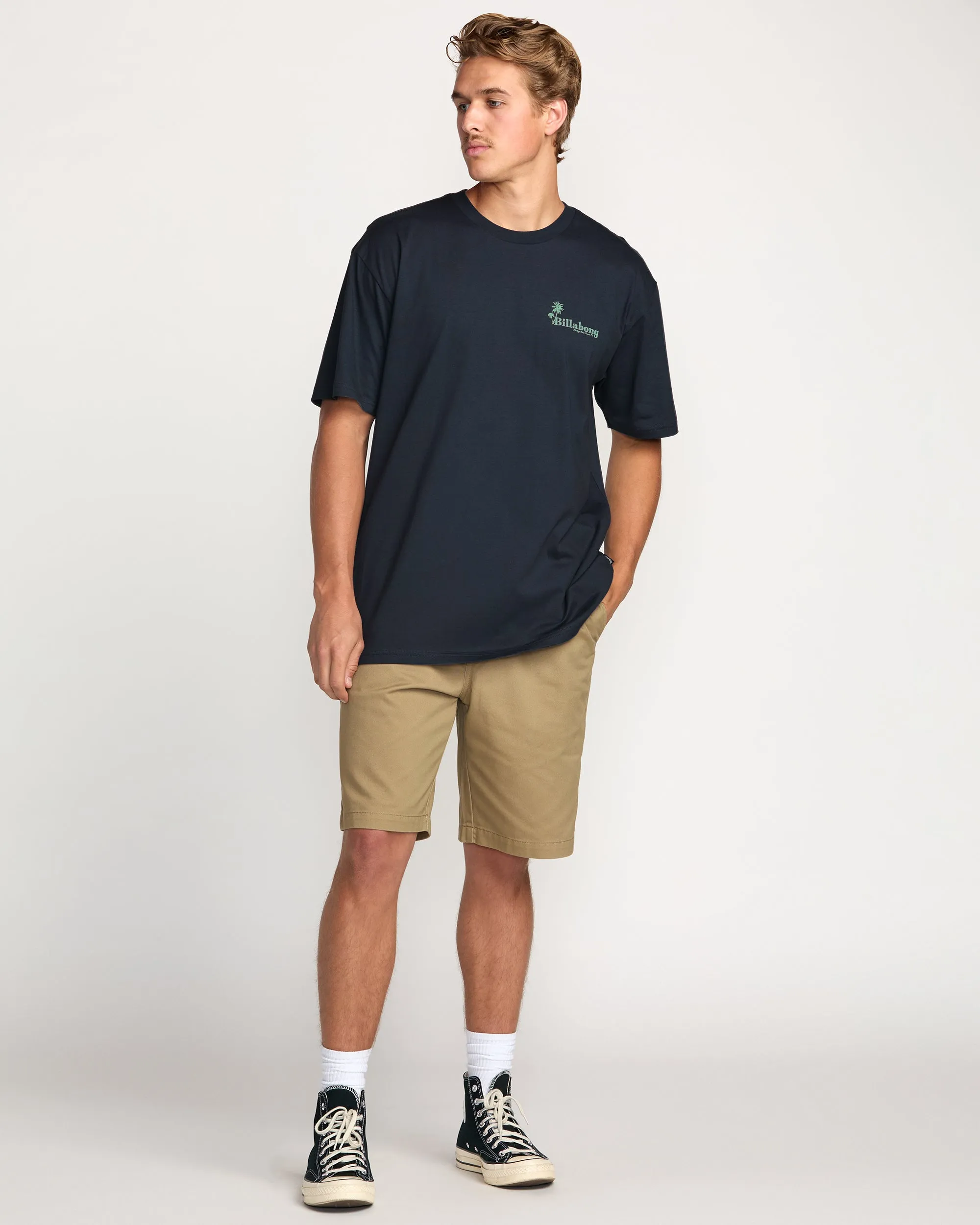 Checking In Regular Tee - Aged Indigo sold by Billabong product image thumbnail 5