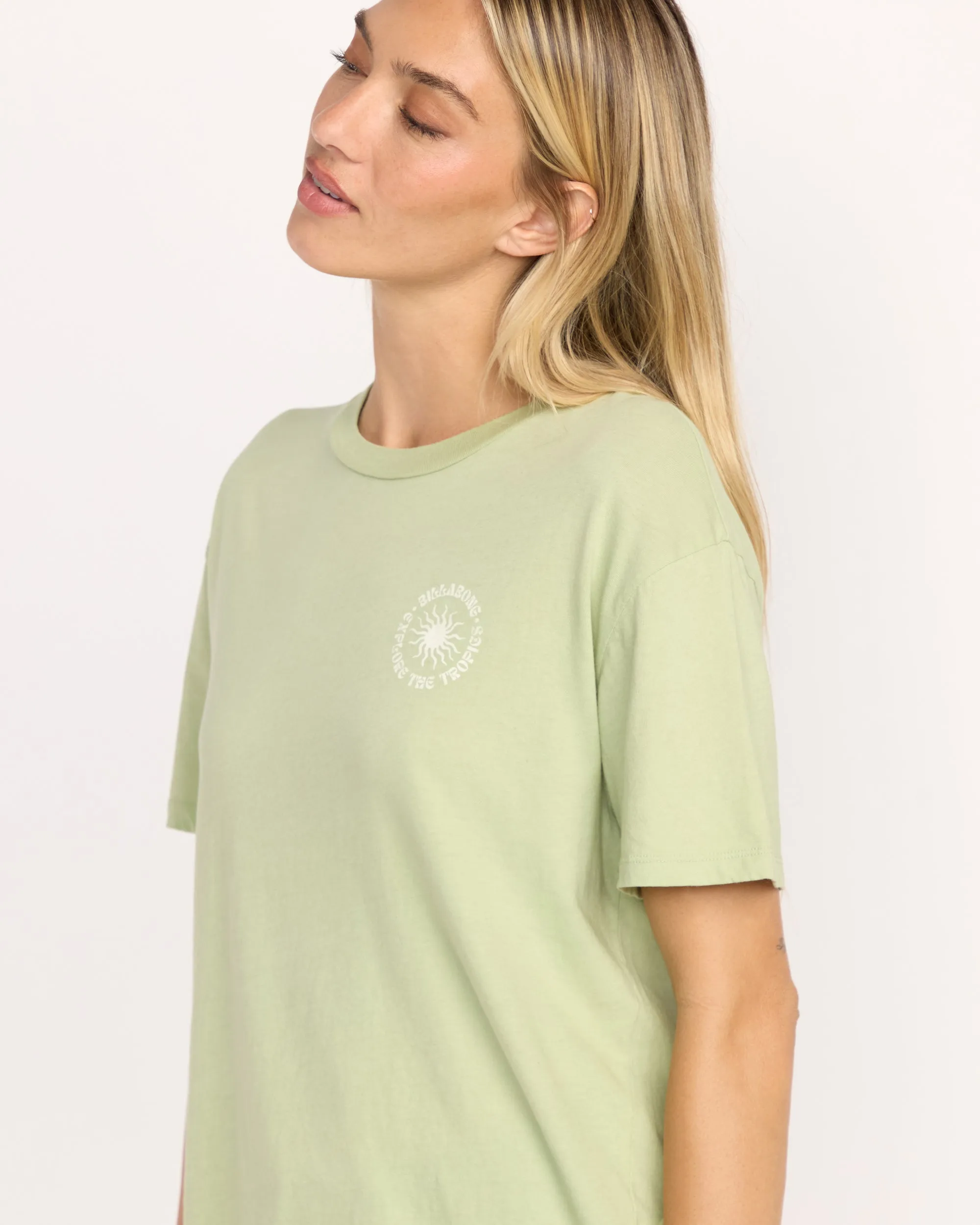 Paradise Calling Tee - Pistachio sold by Billabong product image thumbnail 5