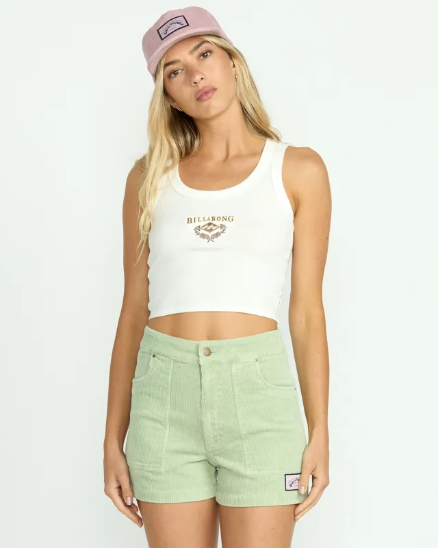 Original Tiny Knit Tank - Salt Crystal sold by Billabong