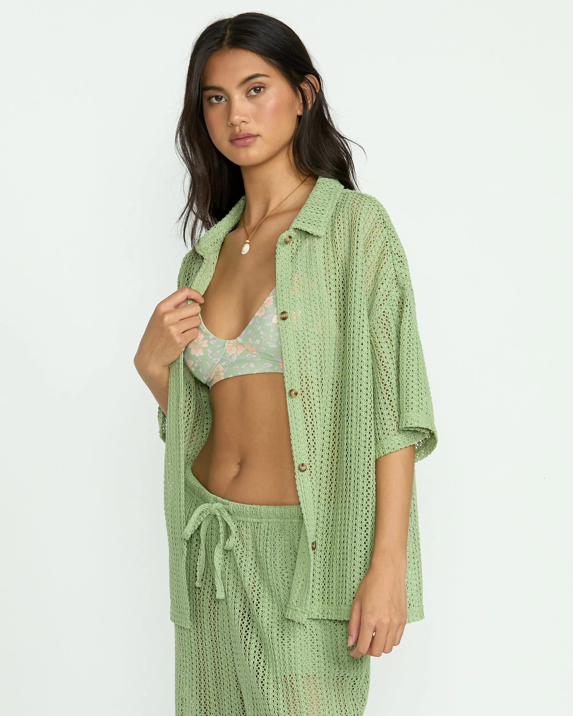 Largo Overshirt - Pistachio sold by Billabong product image thumbnail 3