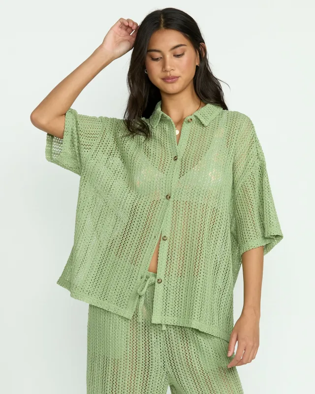 Largo Overshirt - Pistachio sold by Billabong