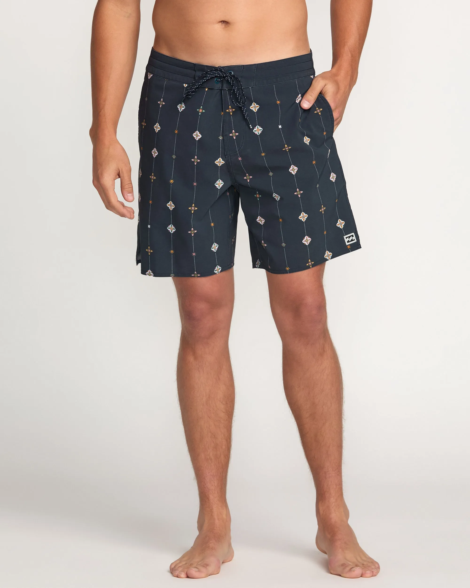 Good Times Lo Tide 18" Boardshorts - Navy sold by Billabong