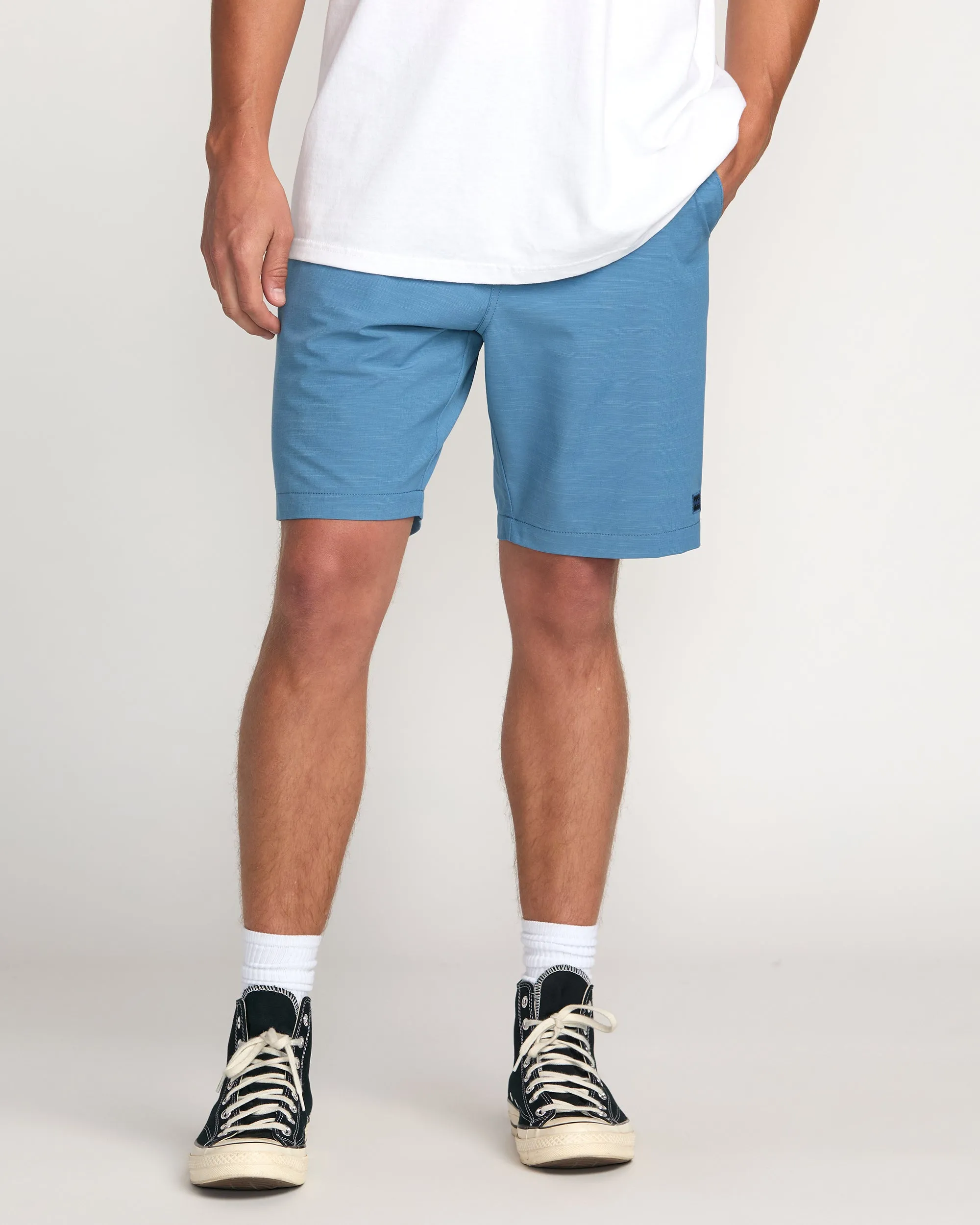 Crossfire Submersible 19" Hybrid Shorts - Carolina Blue sold by Billabong