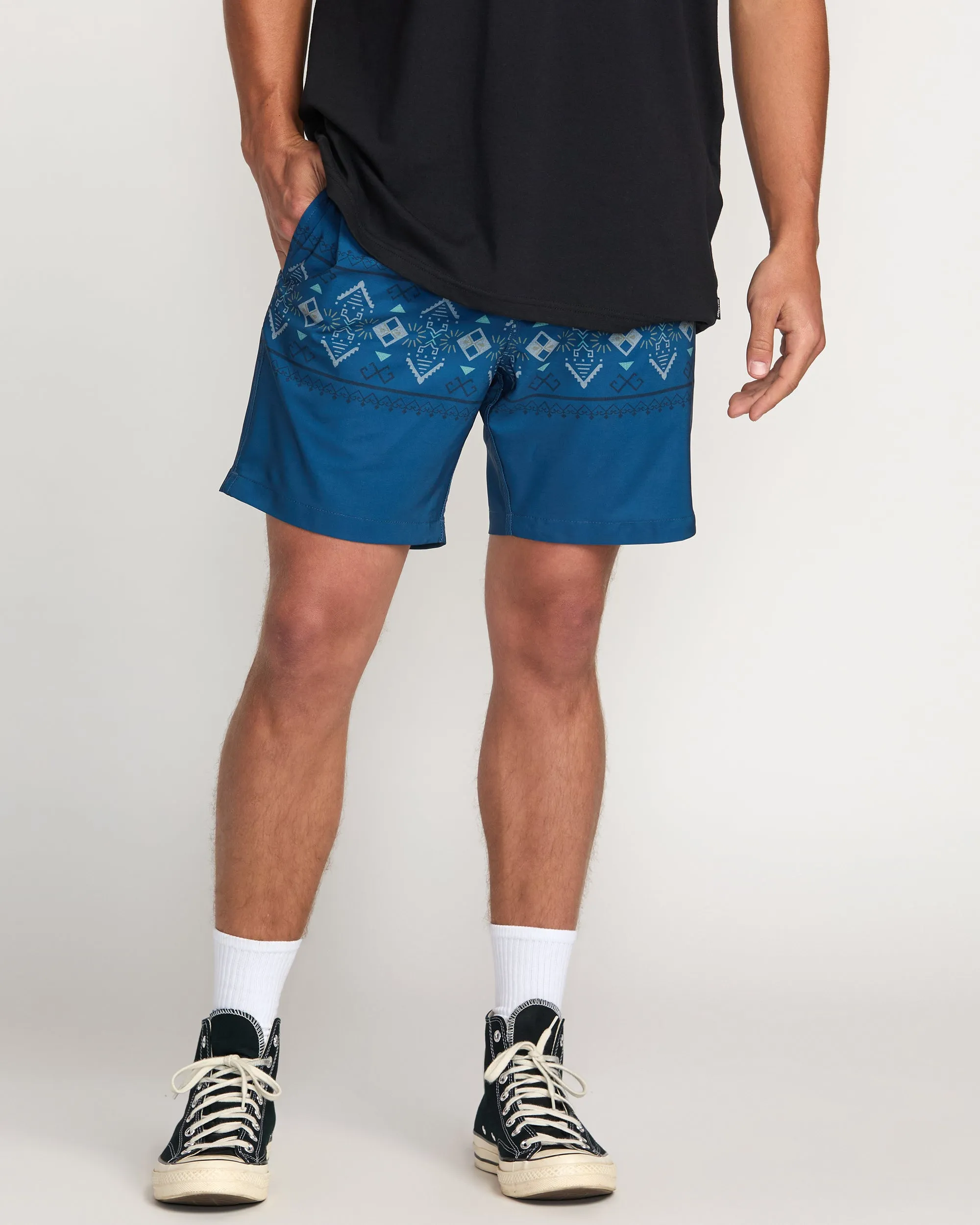 Surftrek Elastic Submersible 17" Hybrid Shorts - Deep Blue sold by Billabong