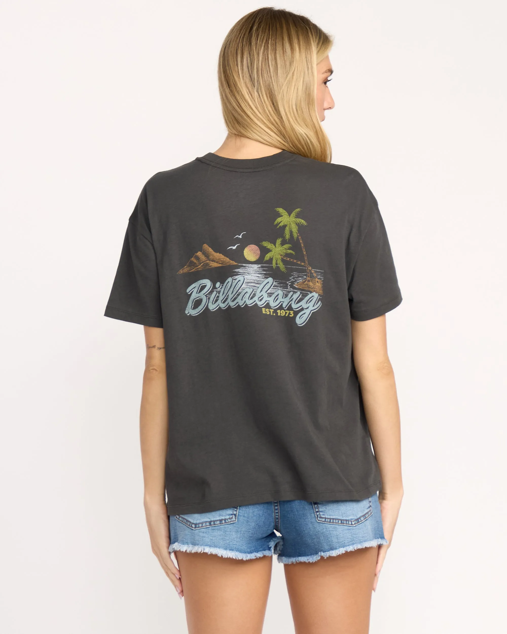 What A Vibe Tee - Off Black sold by Billabong product image thumbnail 2
