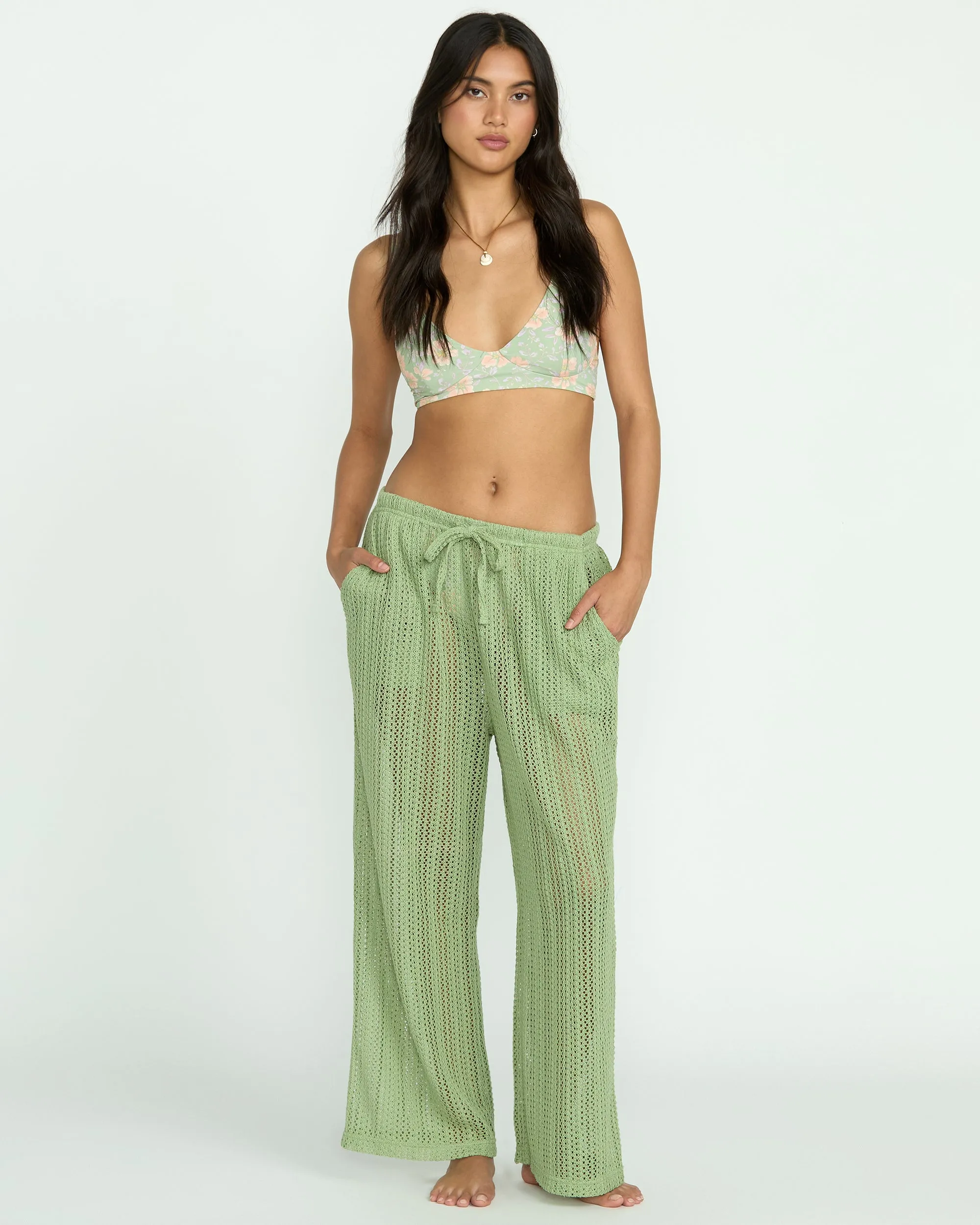 Tropic Beach Cover-Up Pants - Pistachio sold by Billabong product image thumbnail 4