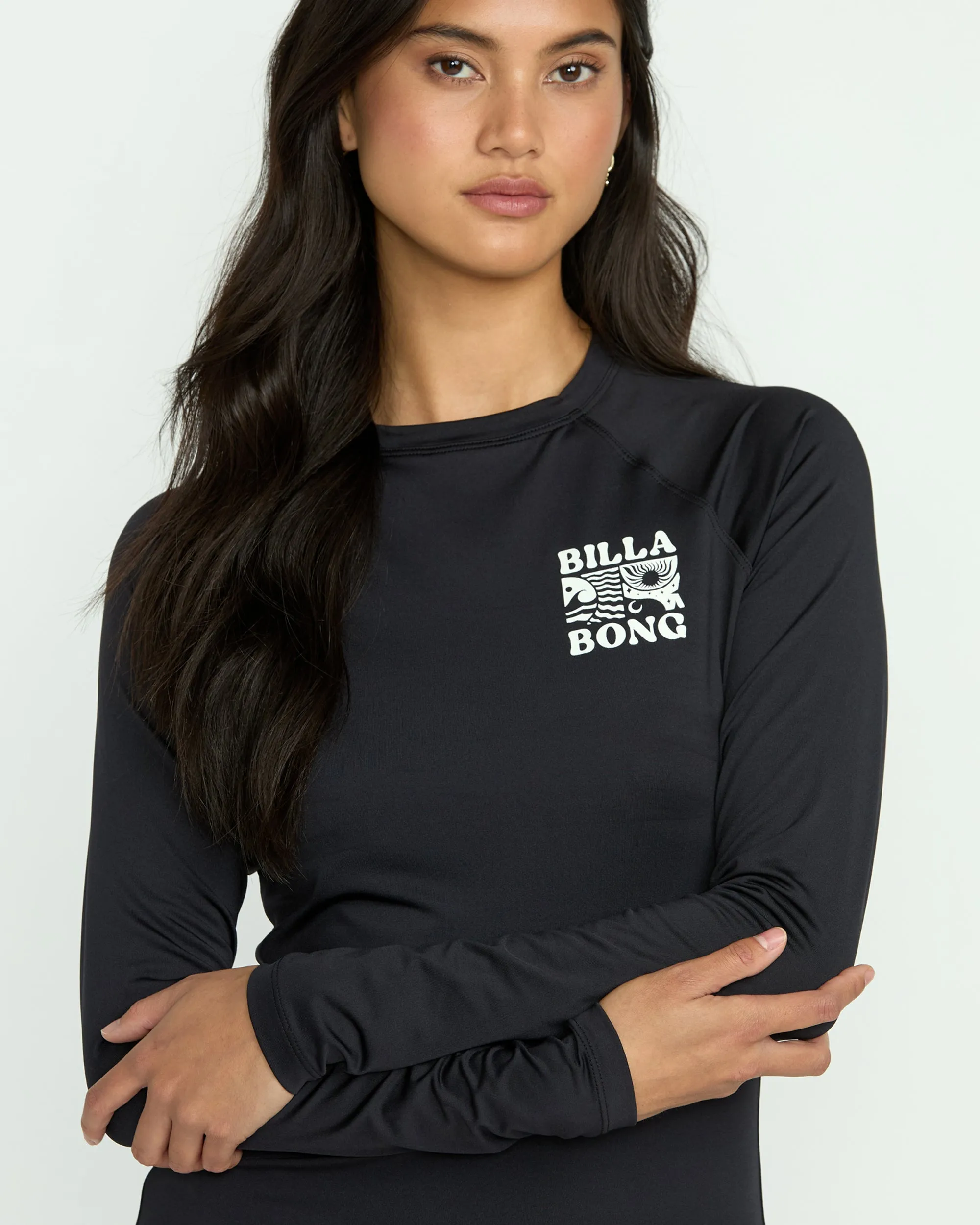 Sol Searcher Long Sleeve Rashguard - Black Pebble sold by Billabong product image thumbnail 5