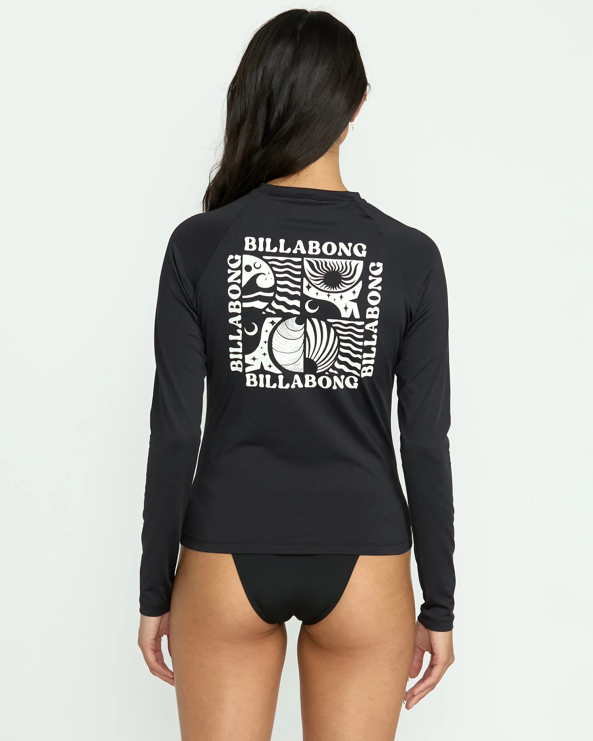 Sol Searcher Long Sleeve Rashguard - Black Pebble sold by Billabong product image thumbnail 2