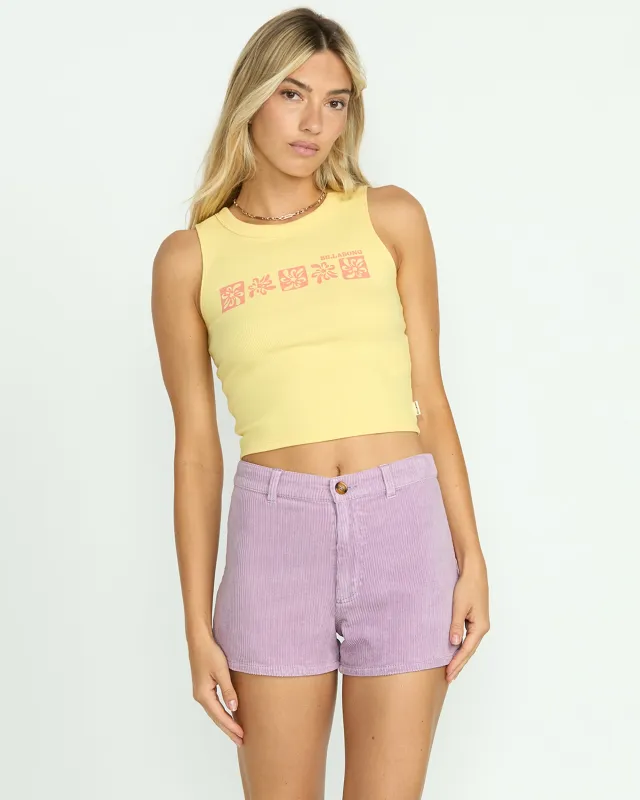 Free Fall Corduroy Shorts - Amethyst Smoke sold by Billabong